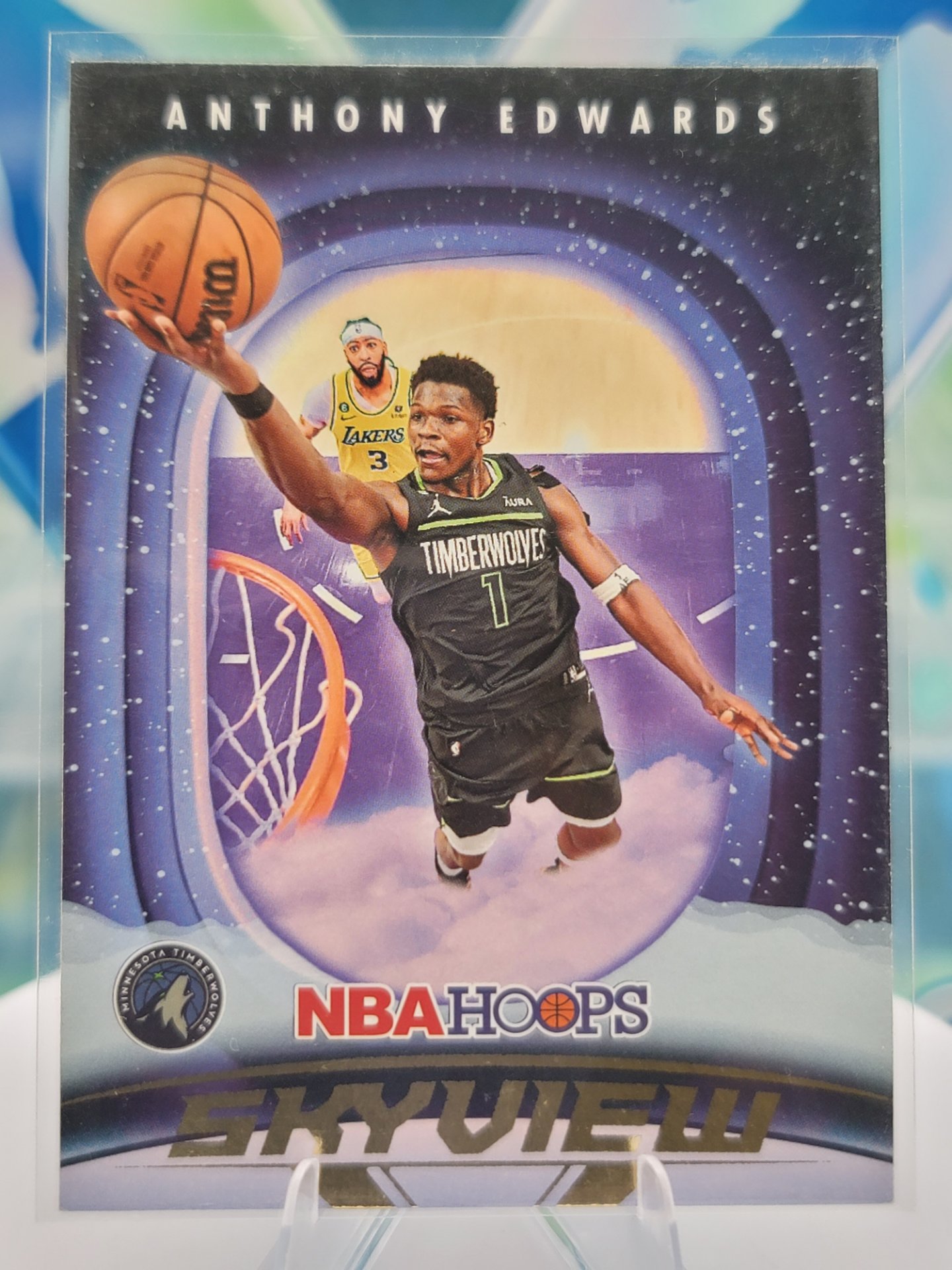 2024 Panini NBA Hoops Anthony Edwards — 2024 Panini NBA Hoops Skyview Anthony Edwards