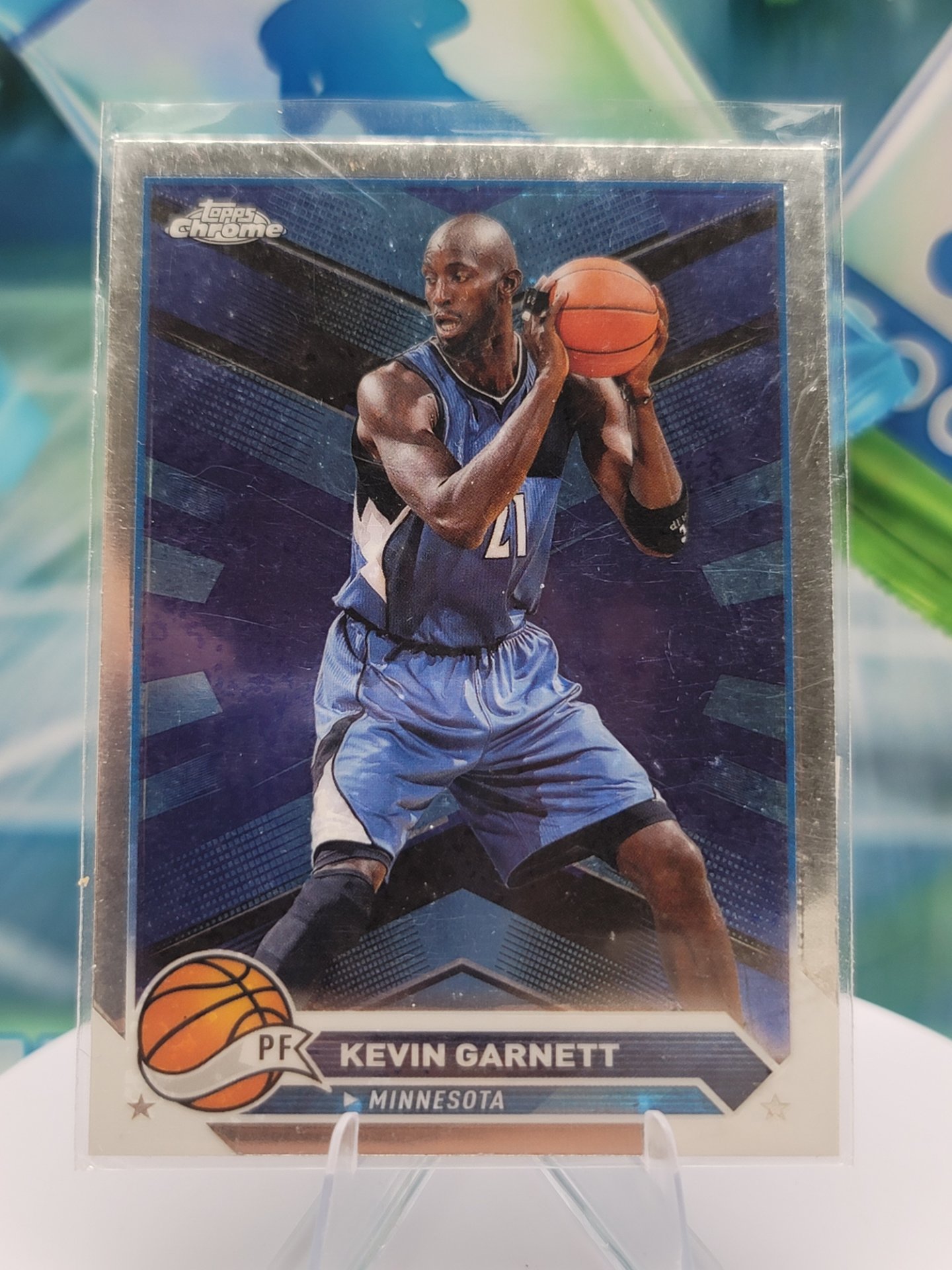 2024 Topps Topps Chrome Kevin Garnett — 2024 Topps Topps Chrome Base Kevin Garnett