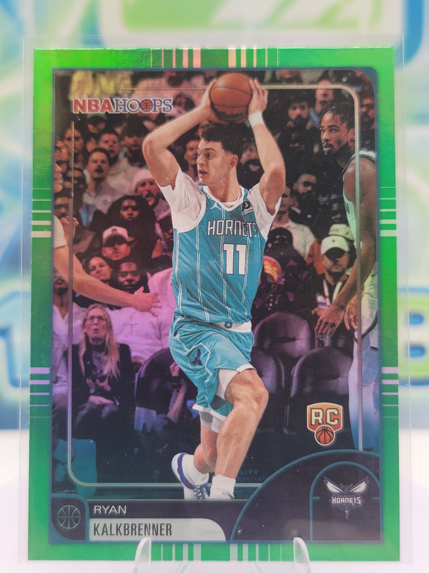 2026 Topps NBA Hoops Ryan Kalkbrenner — 2026 Topps NBA Hoops Green Hoops Ryan Kalkbrenner Rookie