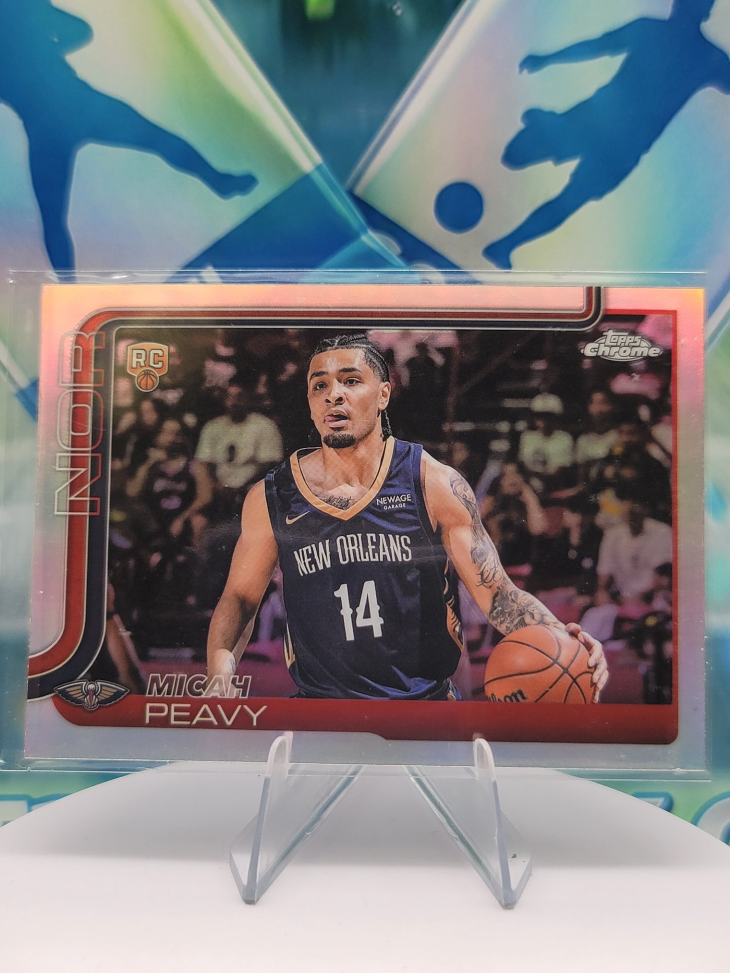 2025 Topps Topps Chrome Micah Peavy — 2025 Topps Topps Chrome Refractor Micah Peavy Rookie