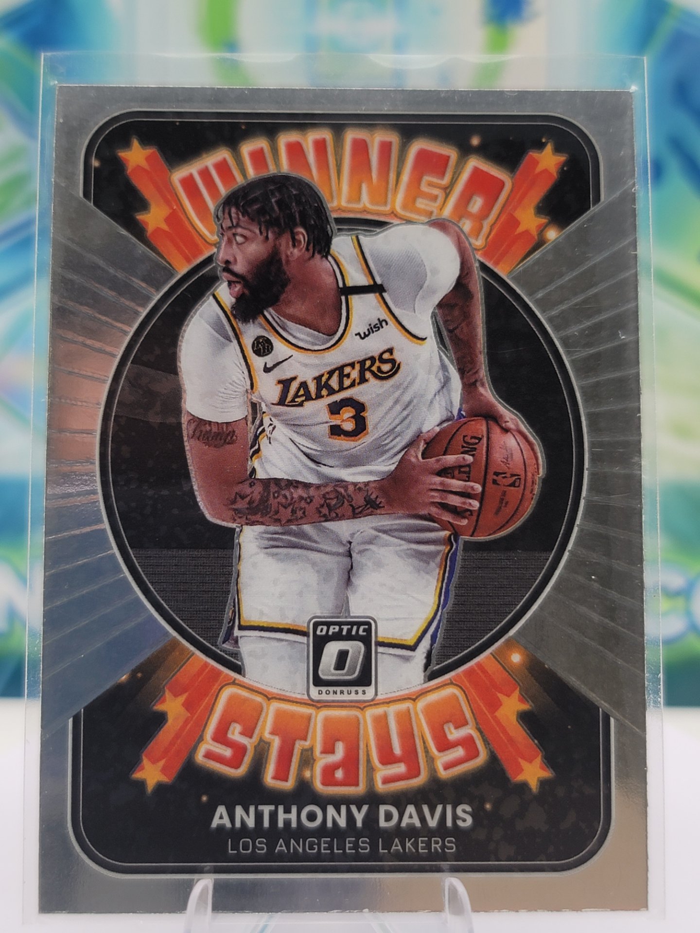 2023 Panini Donruss Optic Anthony Davis — 2023 Panini Donruss Optic Winner Stays Anthony Davis