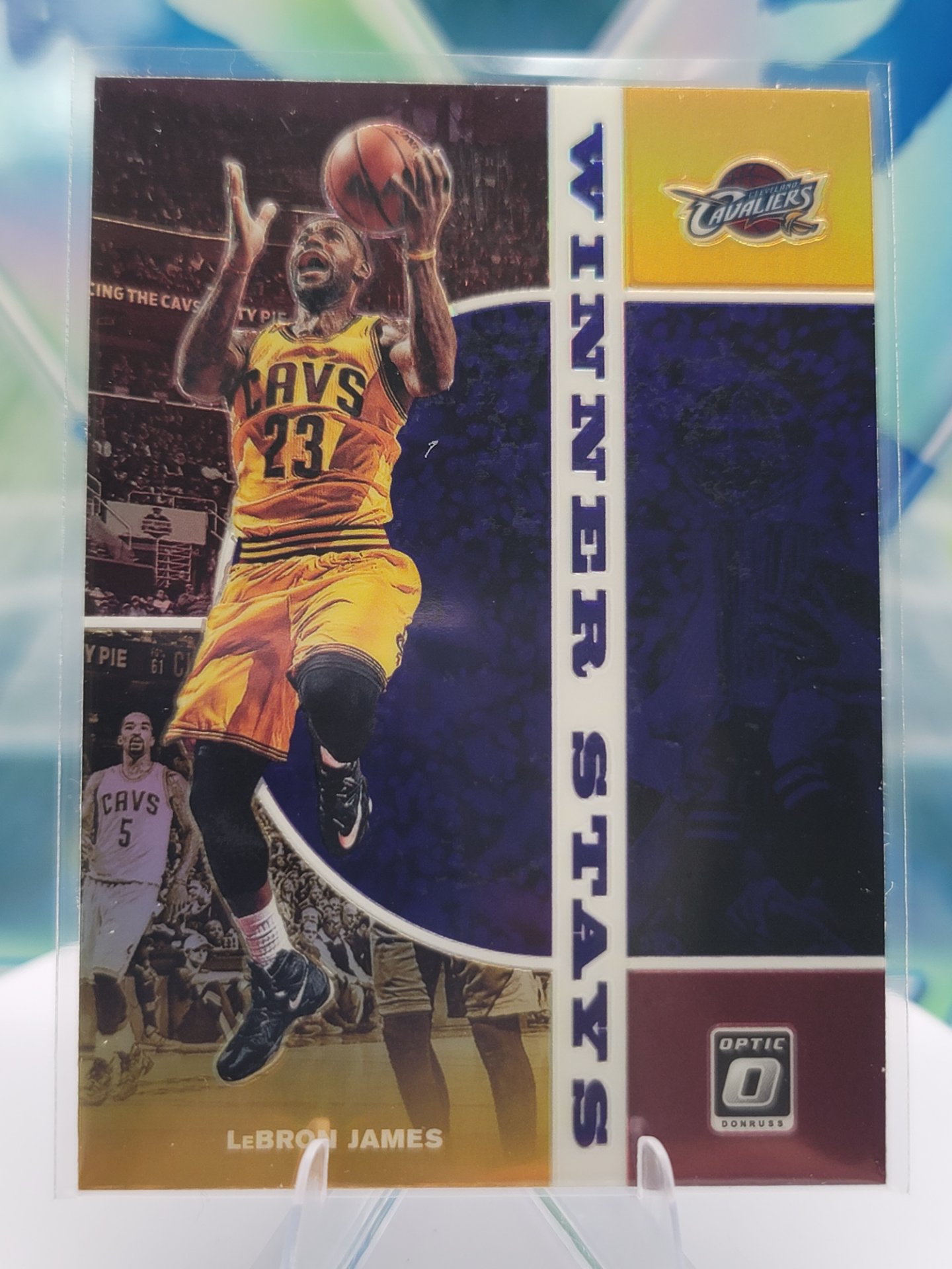 2020 Panini Donruss Optic LeBron James — 2020 Panini Donruss Optic Winner Stays LeBron James