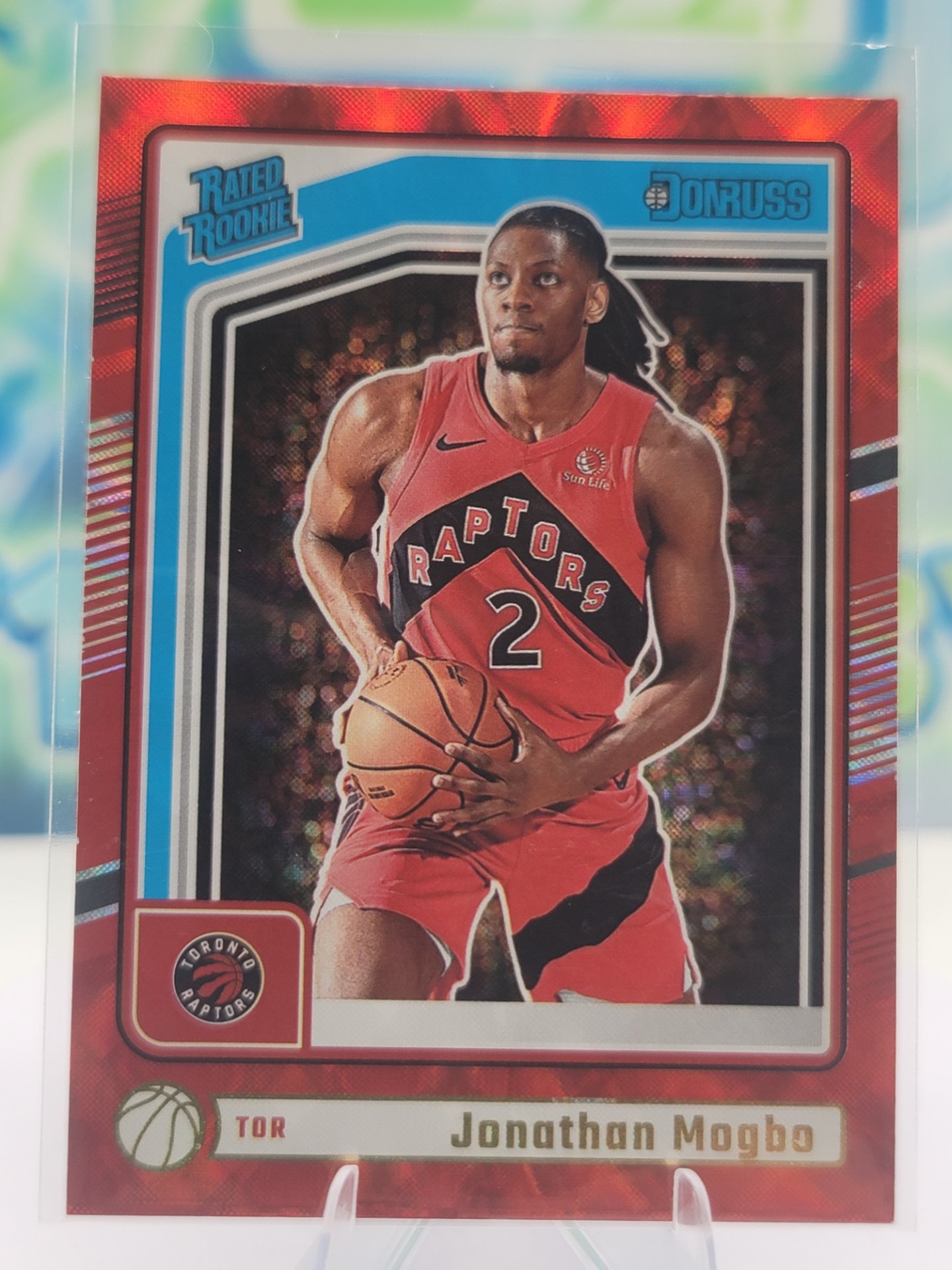 2025 Panini Donruss Jonathan Mogbo — 2025 Panini Donruss Rated Rookie Red Wedges Jonathan Mogbo