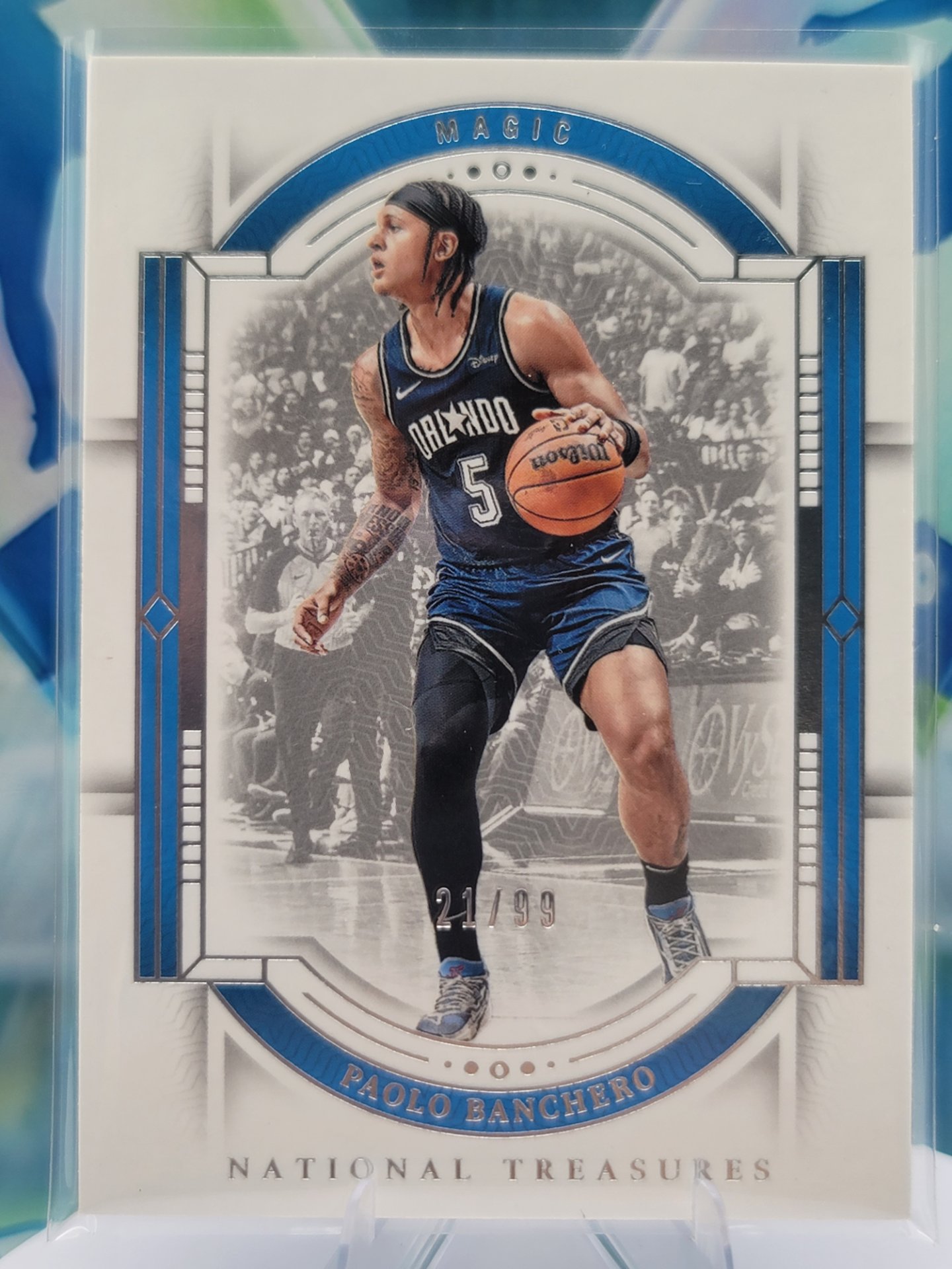 2024 Panini National Treasures Paolo Banchero — 2024 Panini National Treasures Base Paolo Banchero #21 of 99