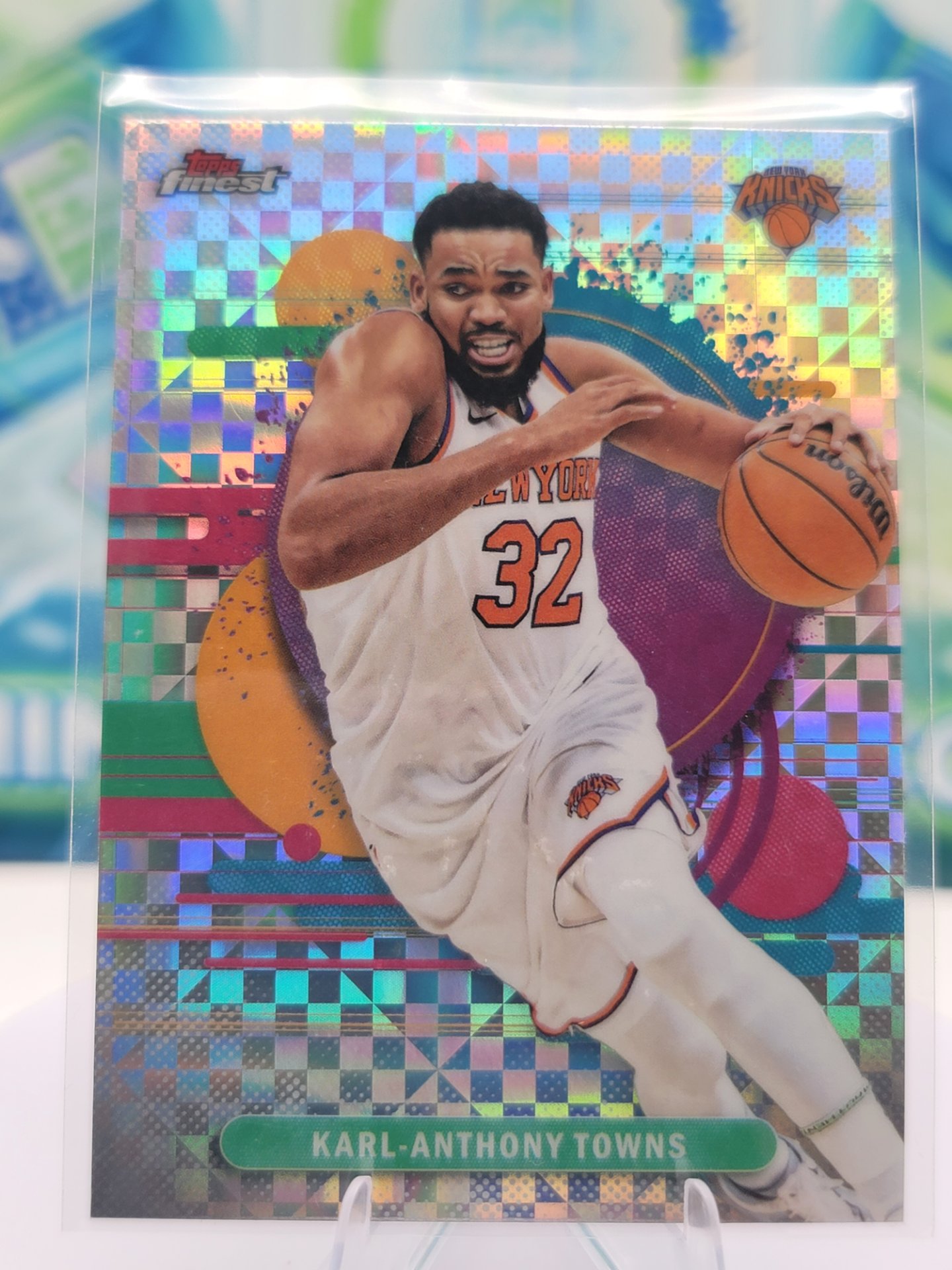 2026 Topps Topps Finest Karl-Anthony Towns — 2026 Topps Topps Finest Uncommon X-Fractor Karl-Anthony Towns