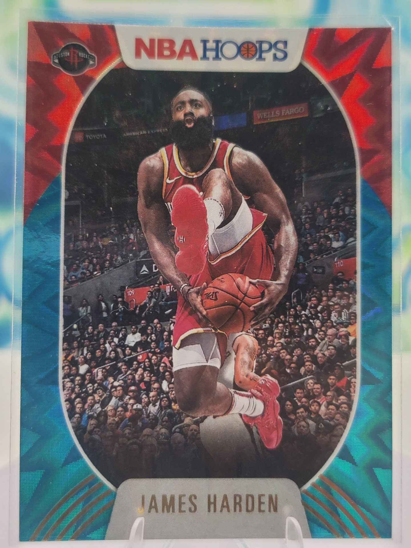 2021 Panini NBA Hoops James Harden  — 2021 Panini NBA Hoops Teal Explosion James Harden 