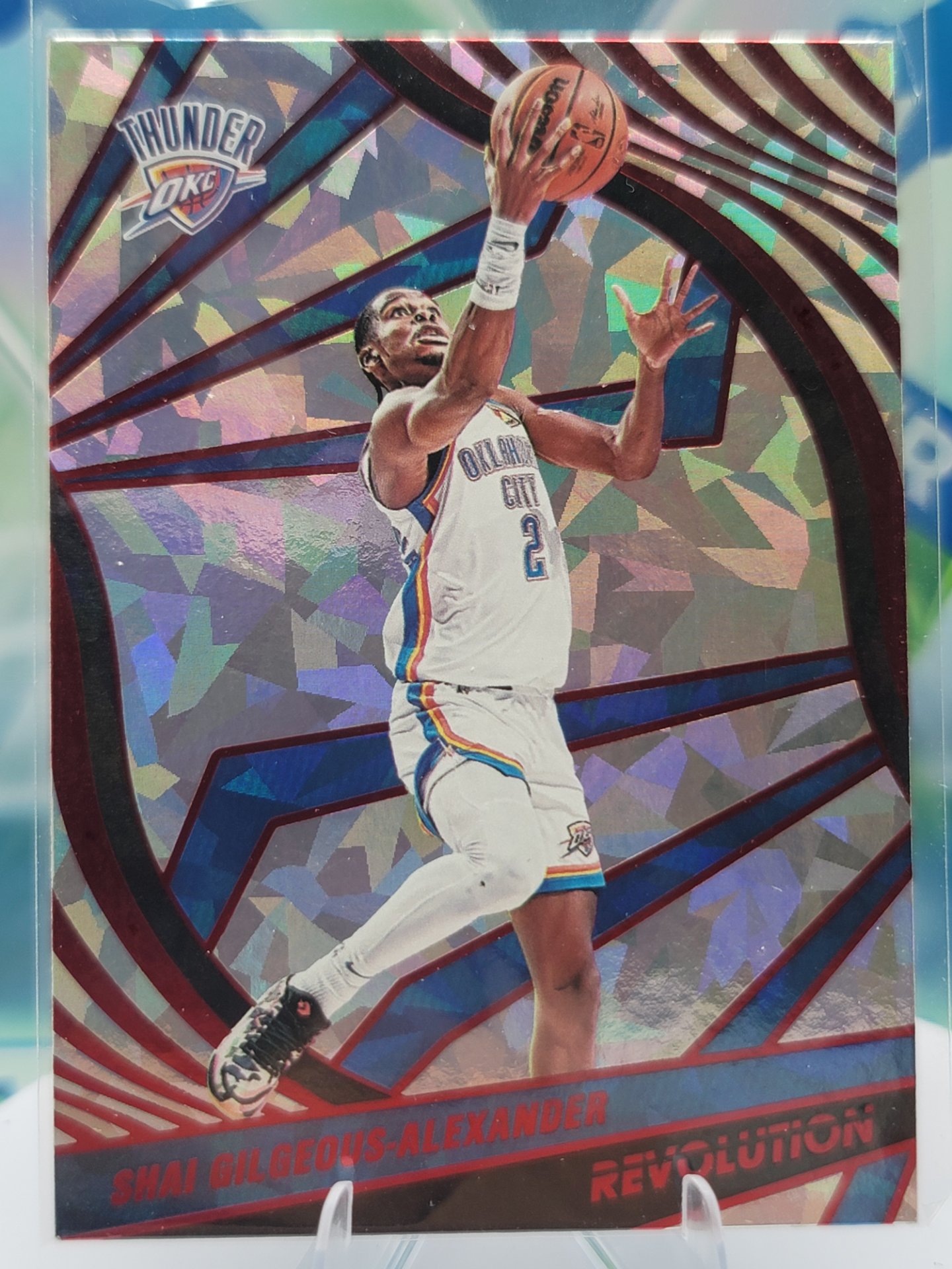 2022 Panini Revolution Shai Gilgeous-Alexander — 2022 Panini Revolution New Year Silver Ice Shai Gilgeous-Alexander