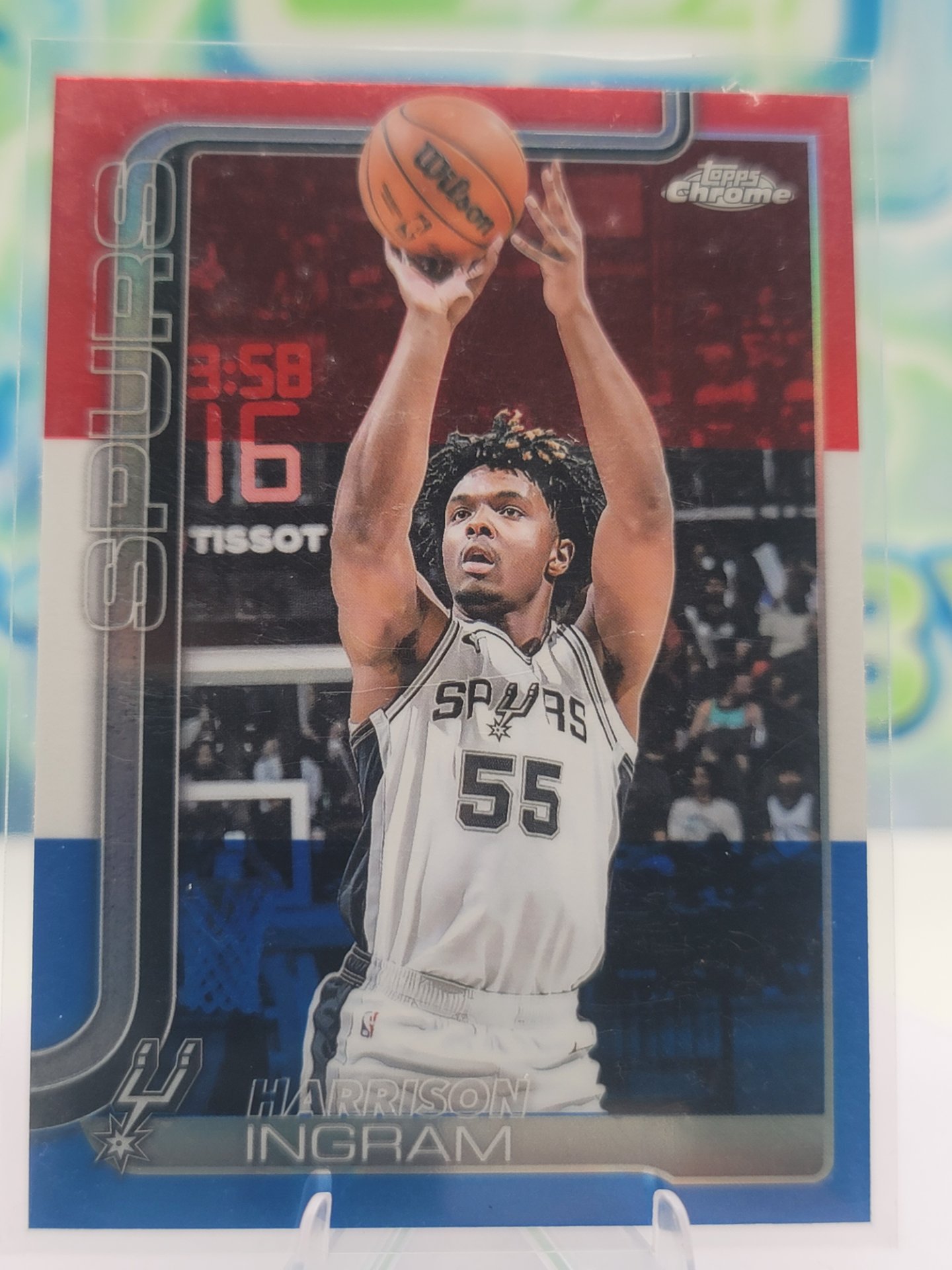 2025 Topps Topps Chrome Harrison Ingram — 2025 Topps Topps Chrome Red White Blue Harrison Ingram