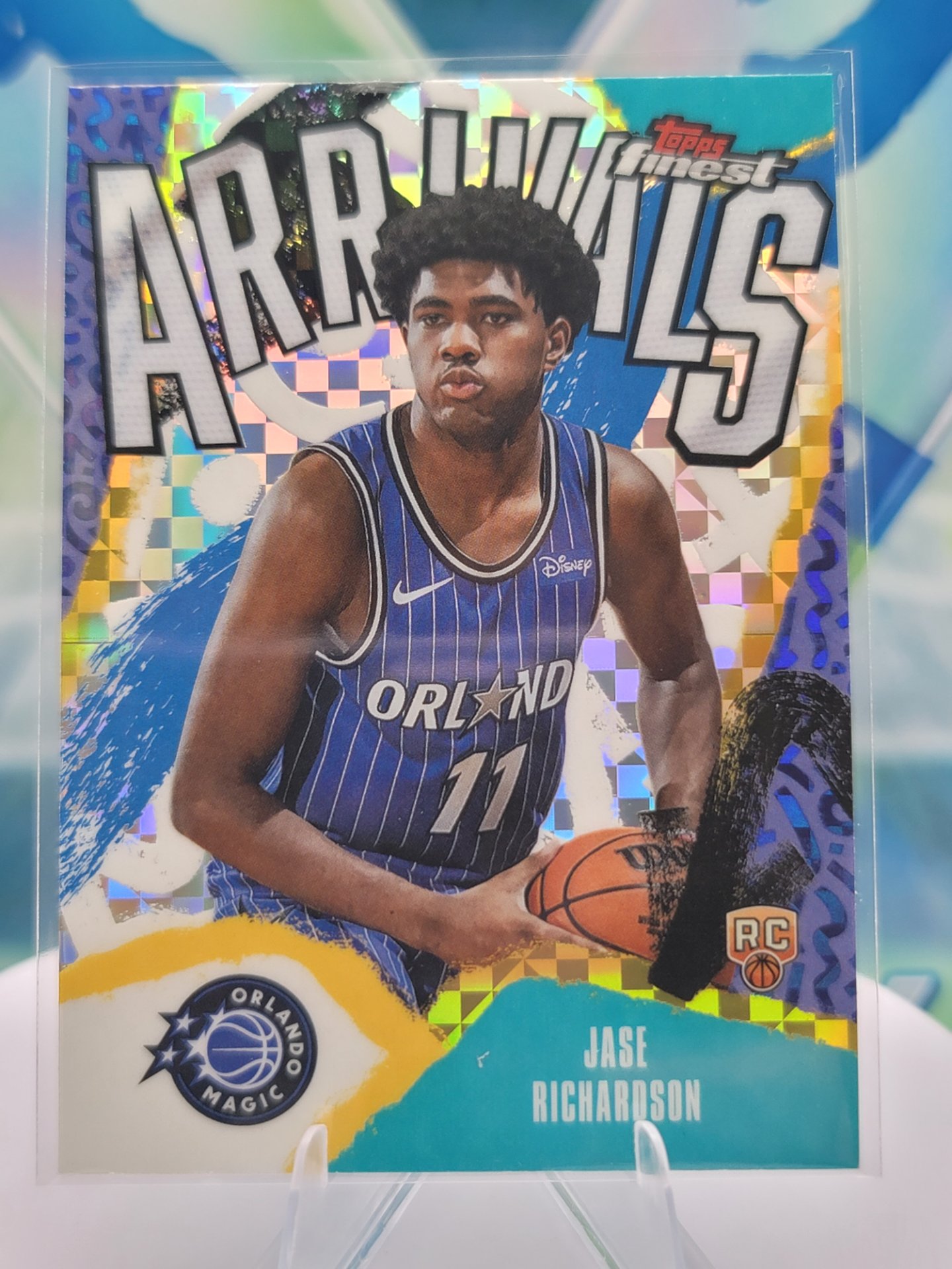 2025 Topps Topps Finest Jase Richardson — 2025 Topps Topps Finest Arrivals X-Fractor Jase Richardson Rookie