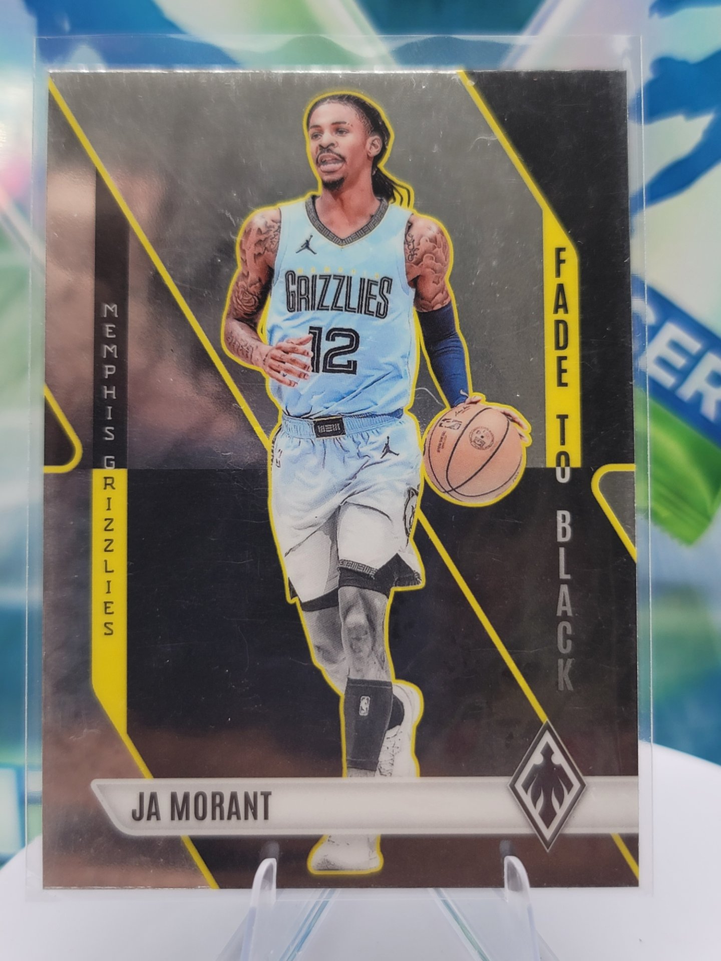 2024 Panini Phoenix Ja Morant — 2024 Panini Phoenix Fade to Black Ja Morant