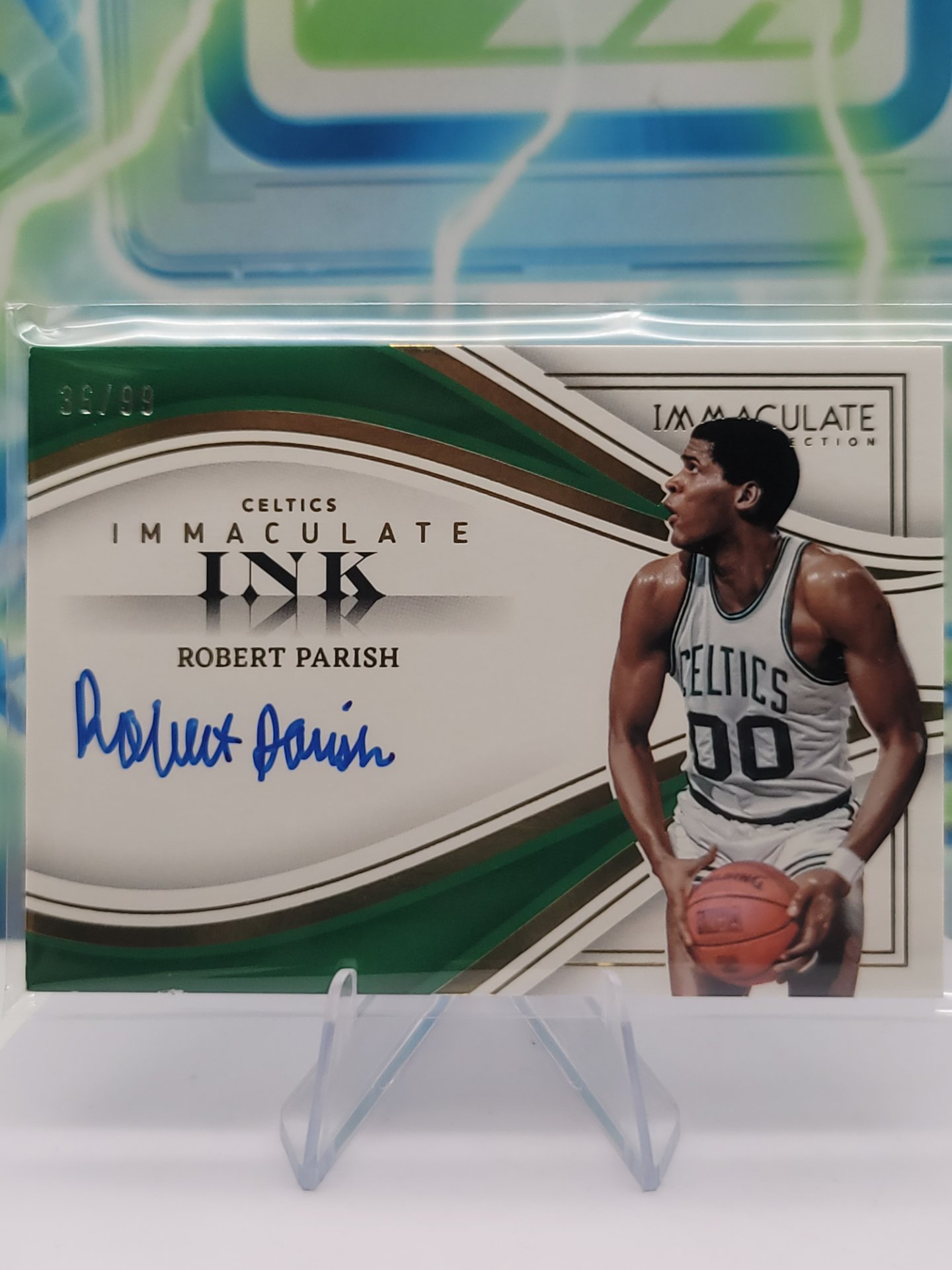 2023 Panini Immaculate Robert Parish — 2023 Panini Immaculate Ink Robert Parish Auto #36 of 99