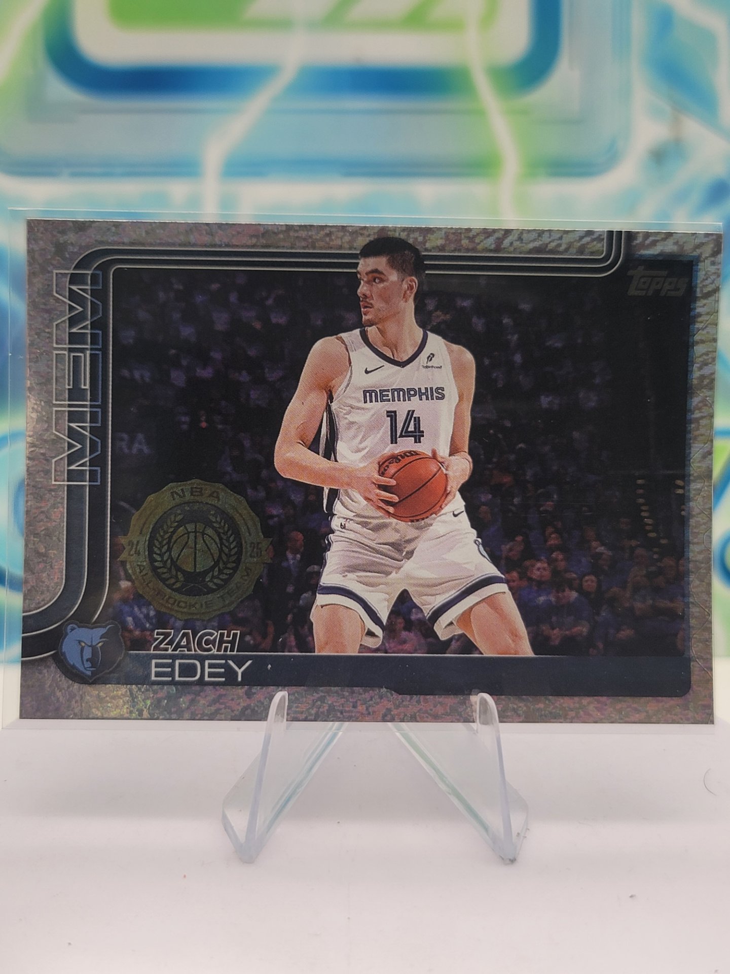 2025 Topps Topps Flagship Zach Edey — 2025 Topps Topps Flagship Holo Foil Zach Edey