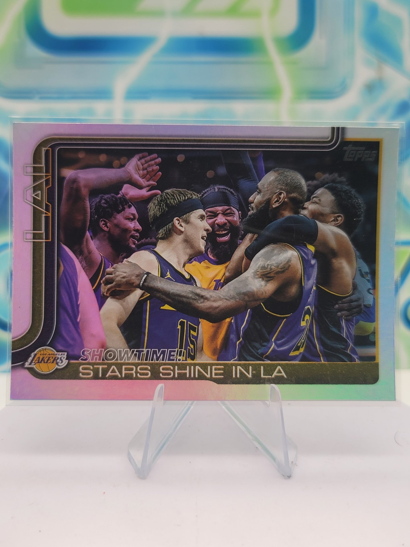2025 Topps Topps Flagship Lakers — 2025 Topps Topps Flagship Stars Shine in LA Refractor Lakers