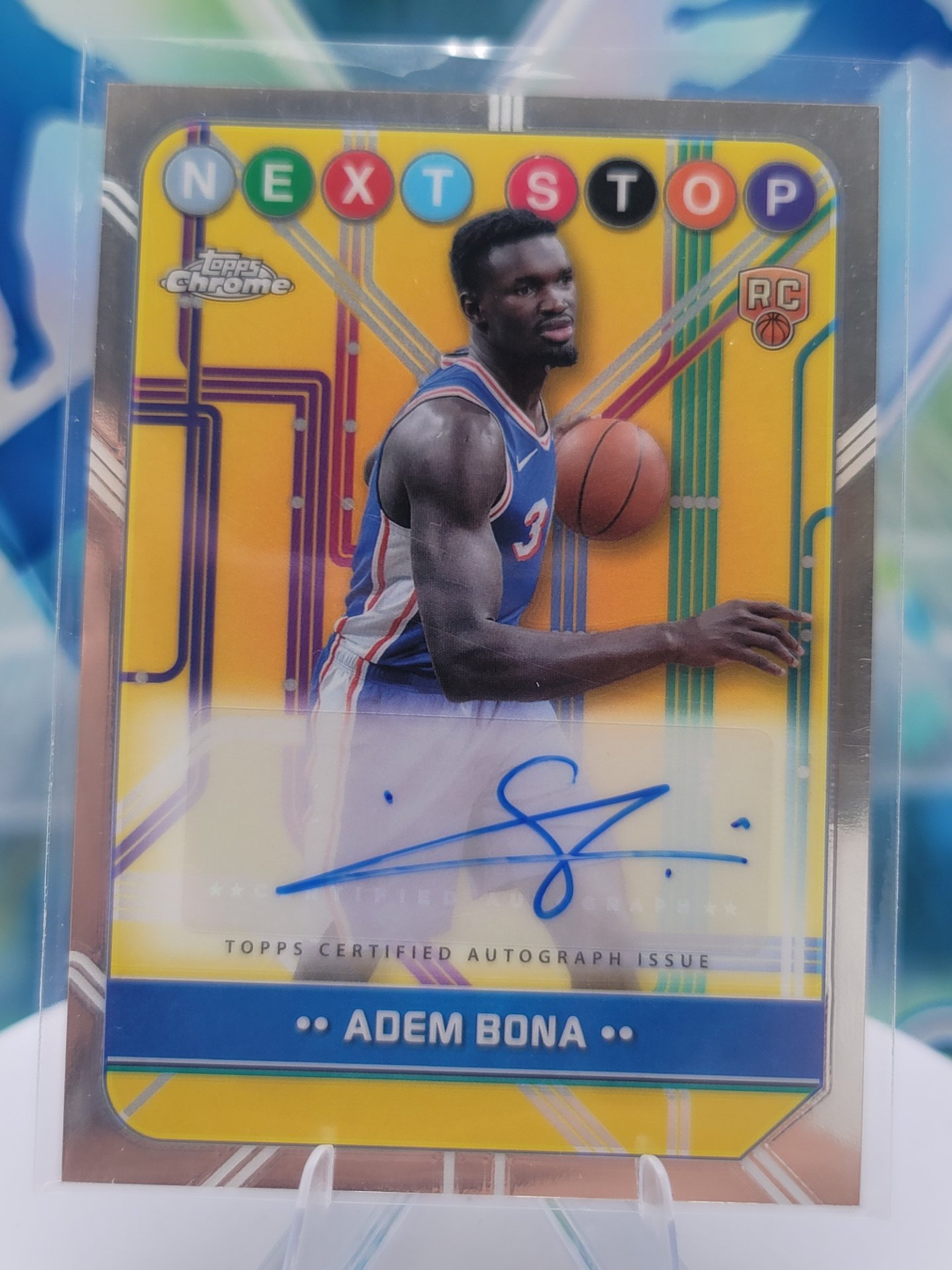 2025 Topps Topps Chrome Adem Bona — 2025 Topps Topps Chrome Auto Adem Bona Rookie Autograph