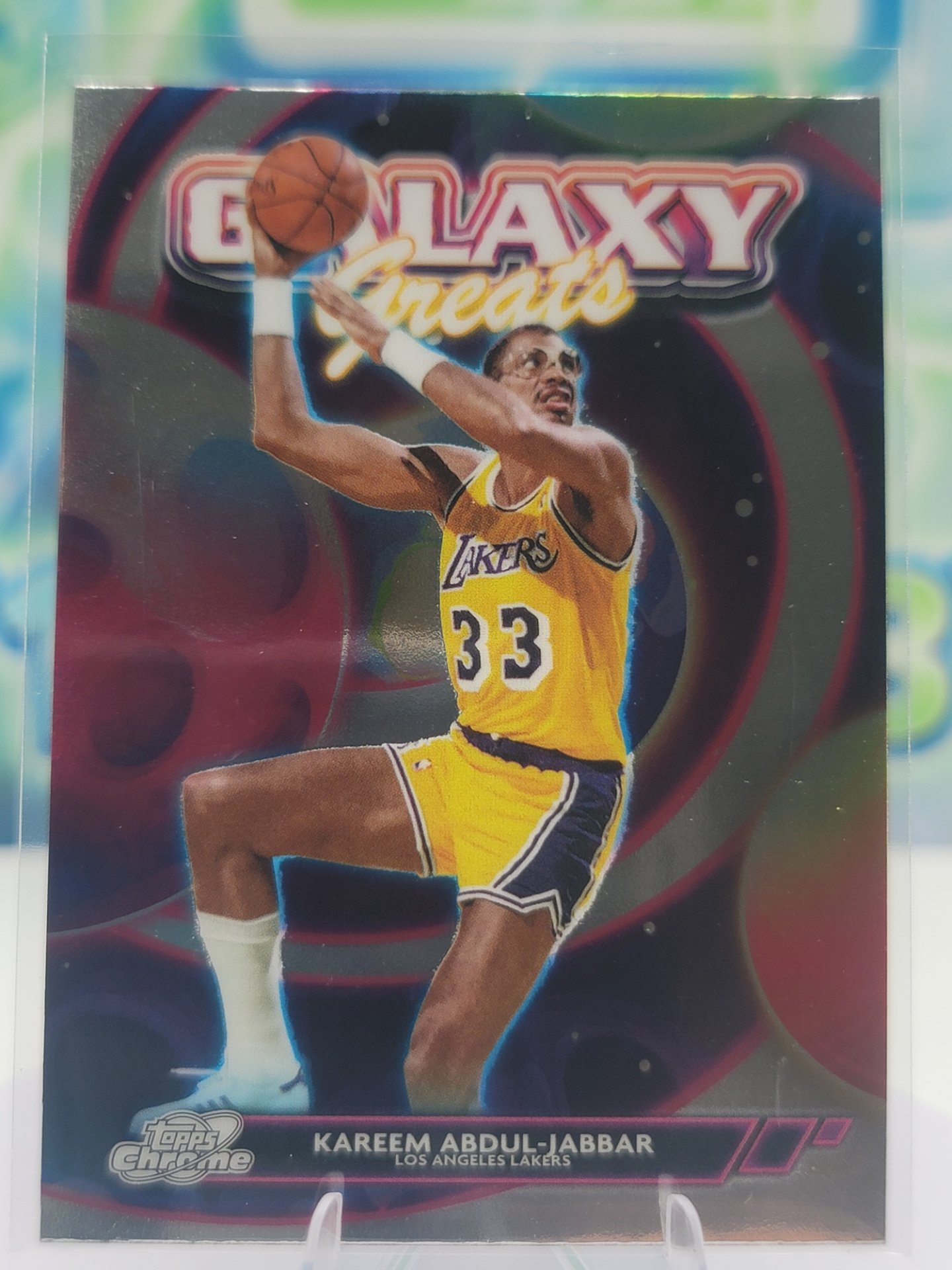 2026 Topps Cosmic Chrome Kareem Abdul-Jabbar — 2026 Topps Cosmic Chrome Galaxy Greats Kareem Abdul-Jabbar
