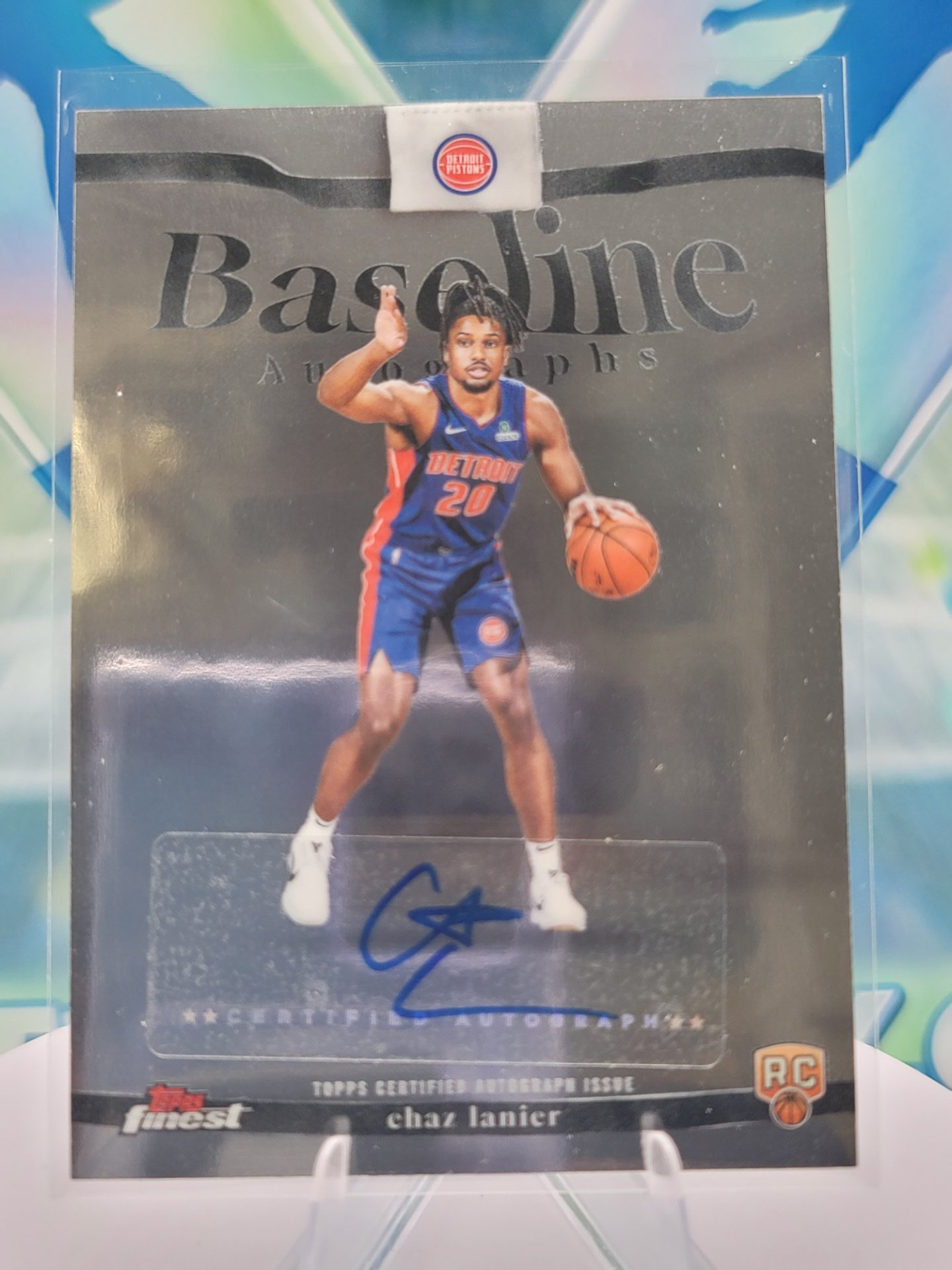 2026 Topps Topps Finest Chaz Lanier — 2026 Topps Topps Finest Baseline Auto Chaz Lanier Rookie Autograph