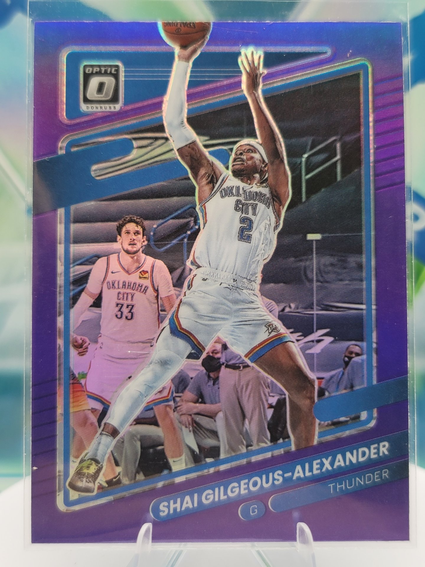 2022 Panini Donruss Optic Shai Gilgeous-Alexander — 2022 Panini Donruss Optic Refractor Shai Gilgeous-Alexander