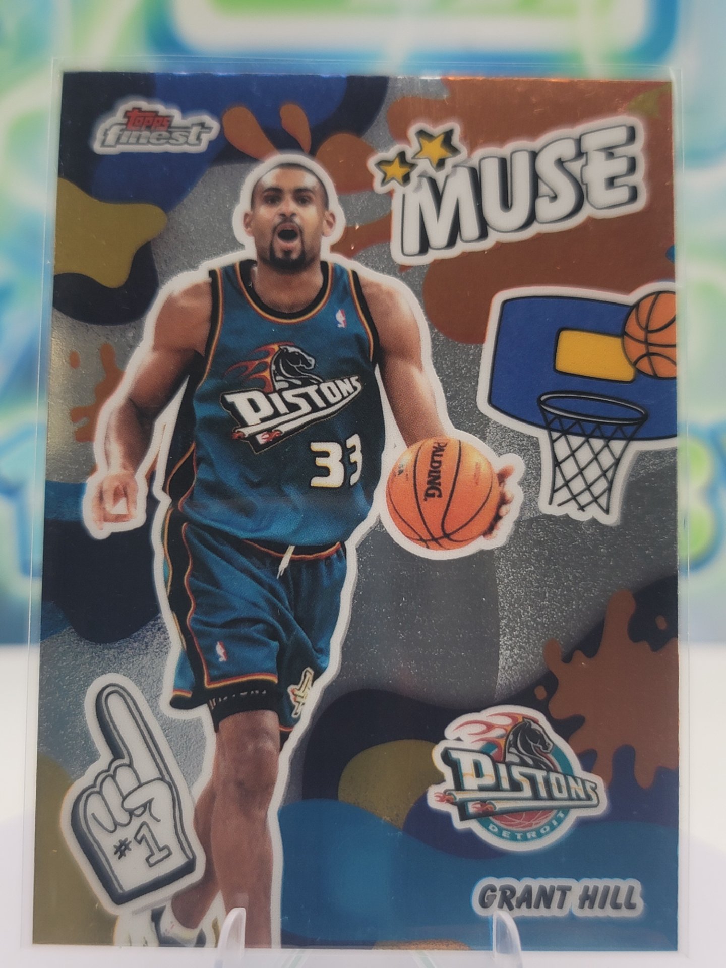 2026 Topps Topps Finest Grant Hill — 2026 Topps Topps Finest Muse Grant Hill