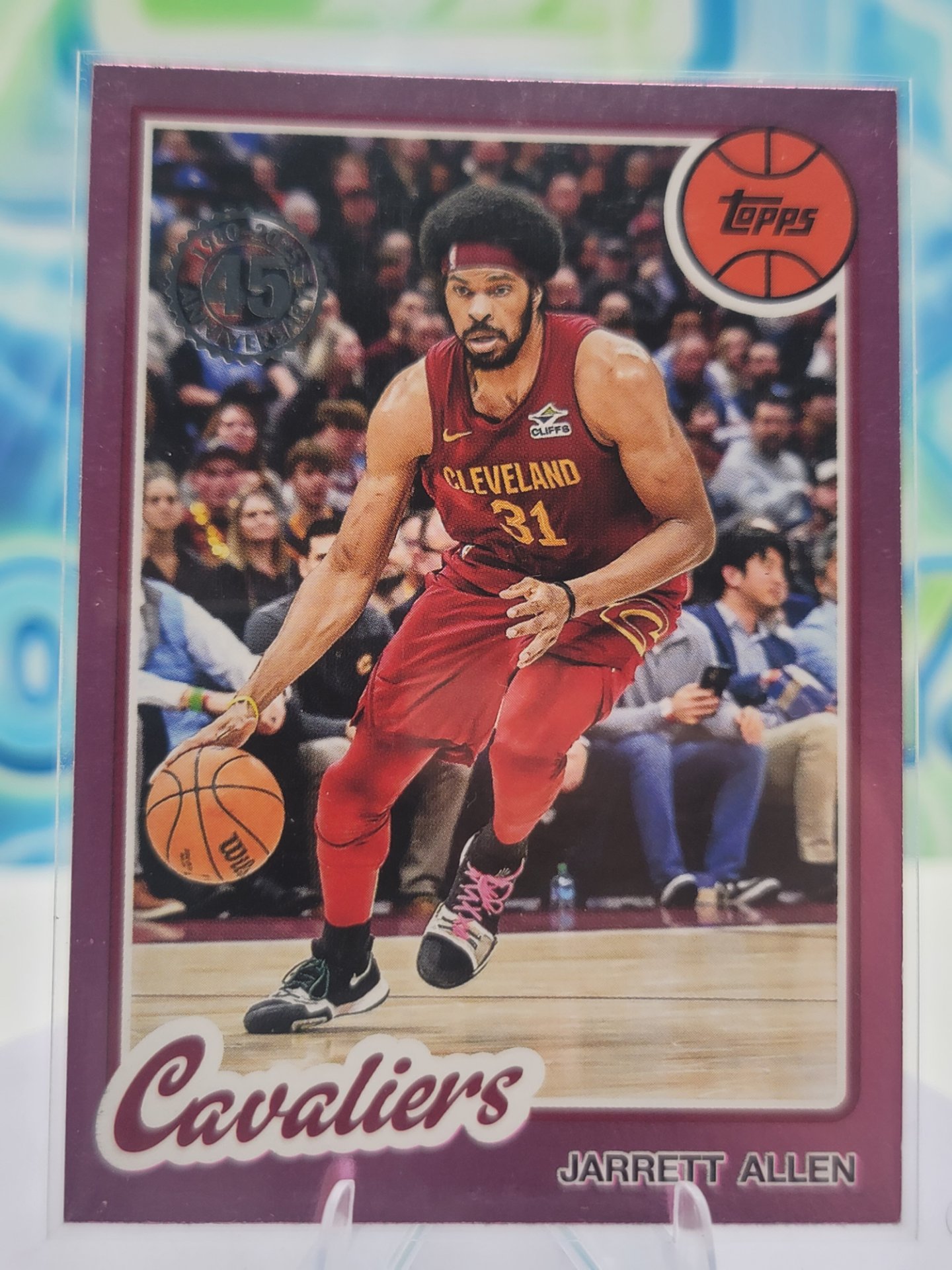2025 Topps Topps Flagship Jarrett Allen — 2025 Topps Topps Flagship Pink 45th Anniversary Jarrett Allen