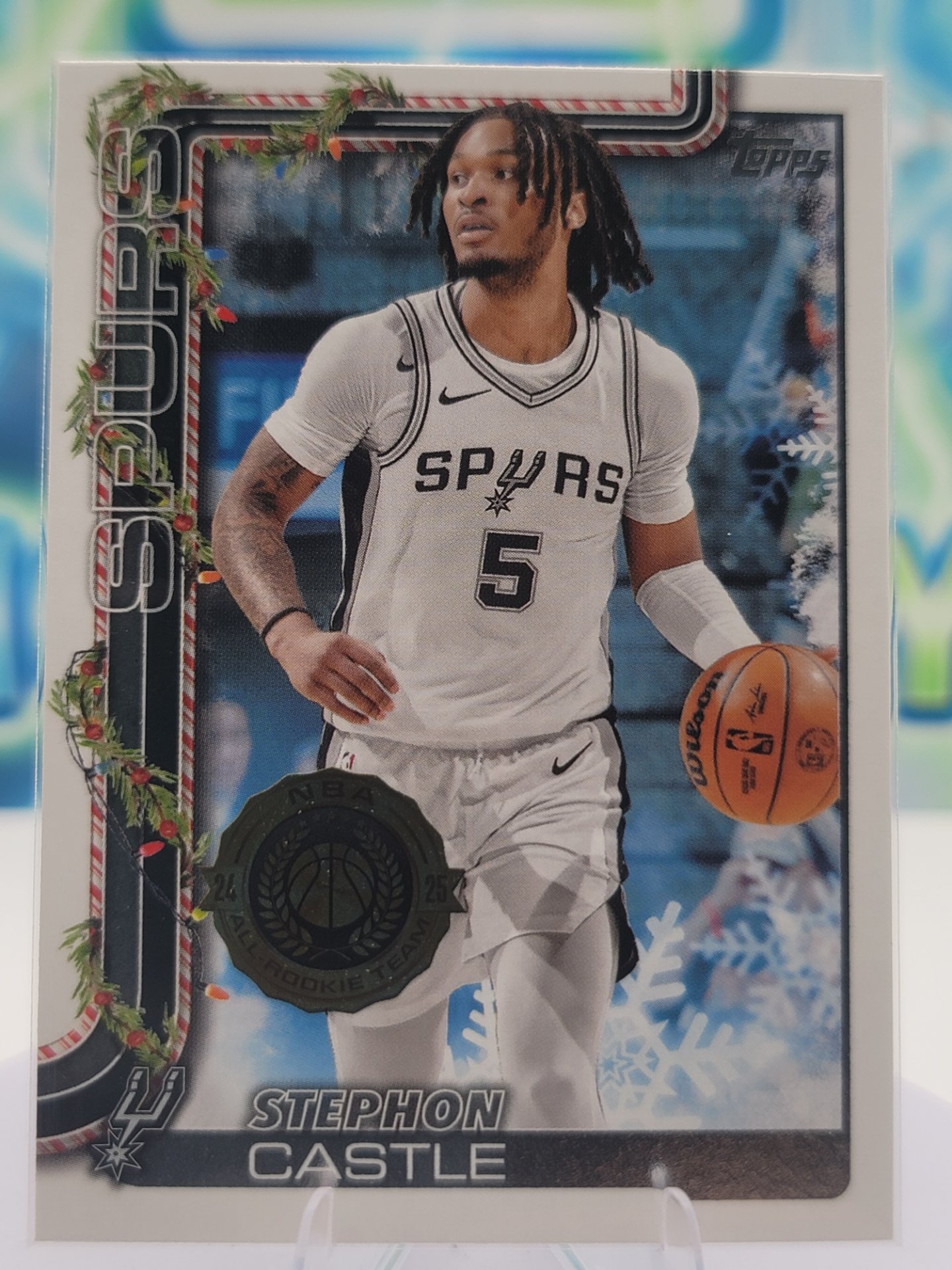 2025 Topps Topps Holiday Stephon Castle — 2025 Topps Topps Holiday Stephon Castle