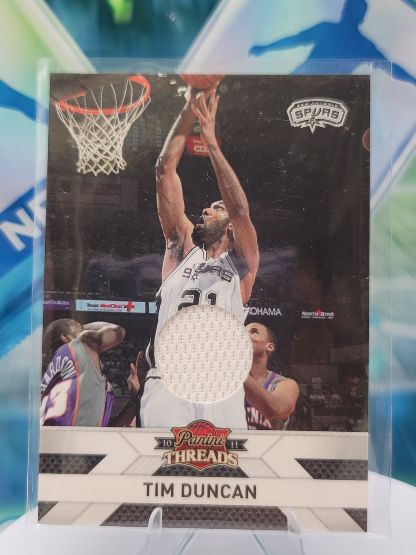 2011 Panini Threads Tim Duncan — 2011 Panini Threads Patch Tim Duncan #71 of 399 Patch/Memorabilia