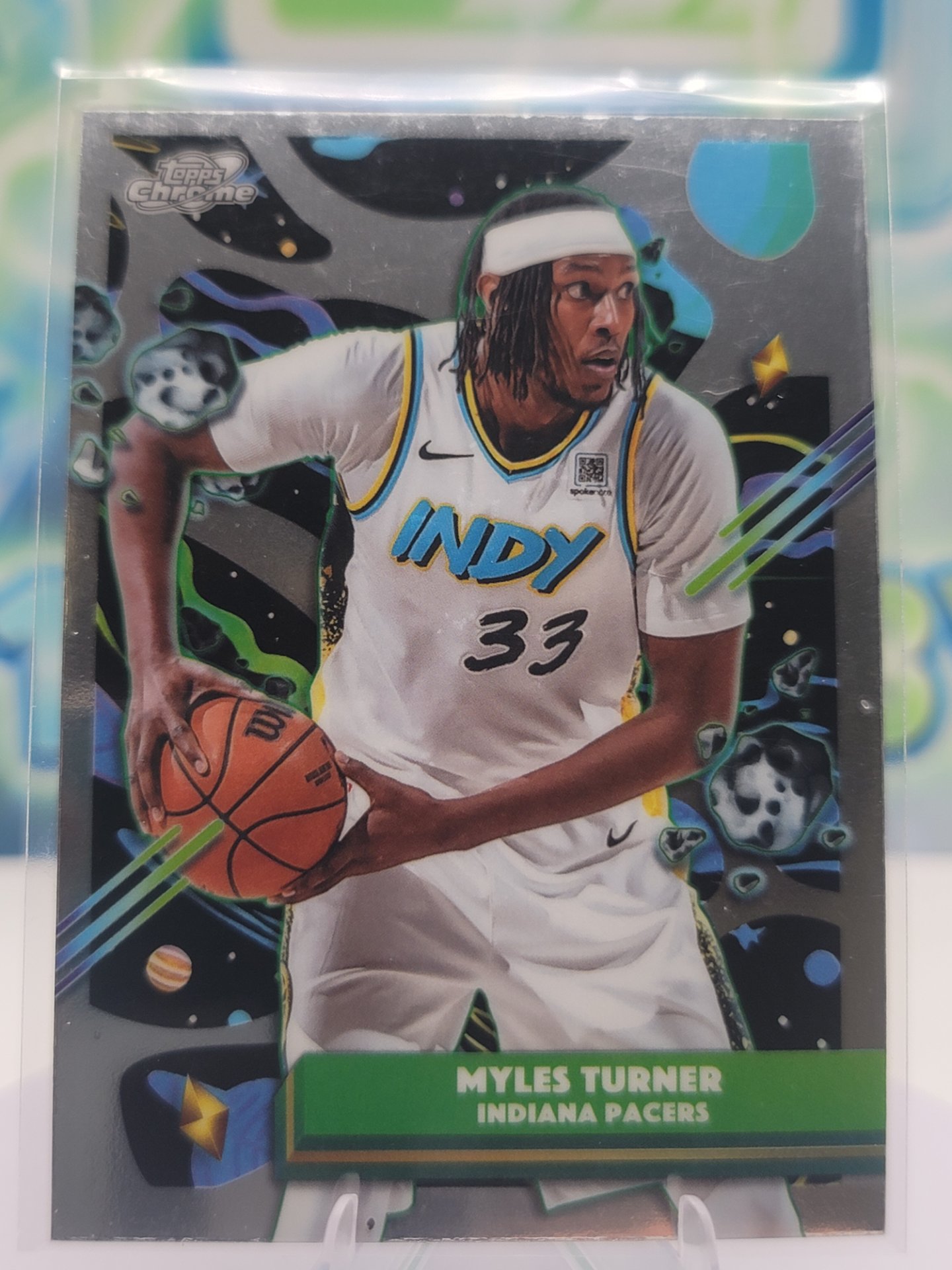 2026 Topps Cosmic Chrome Myles Turner — 2026 Topps Cosmic Chrome Myles Turner