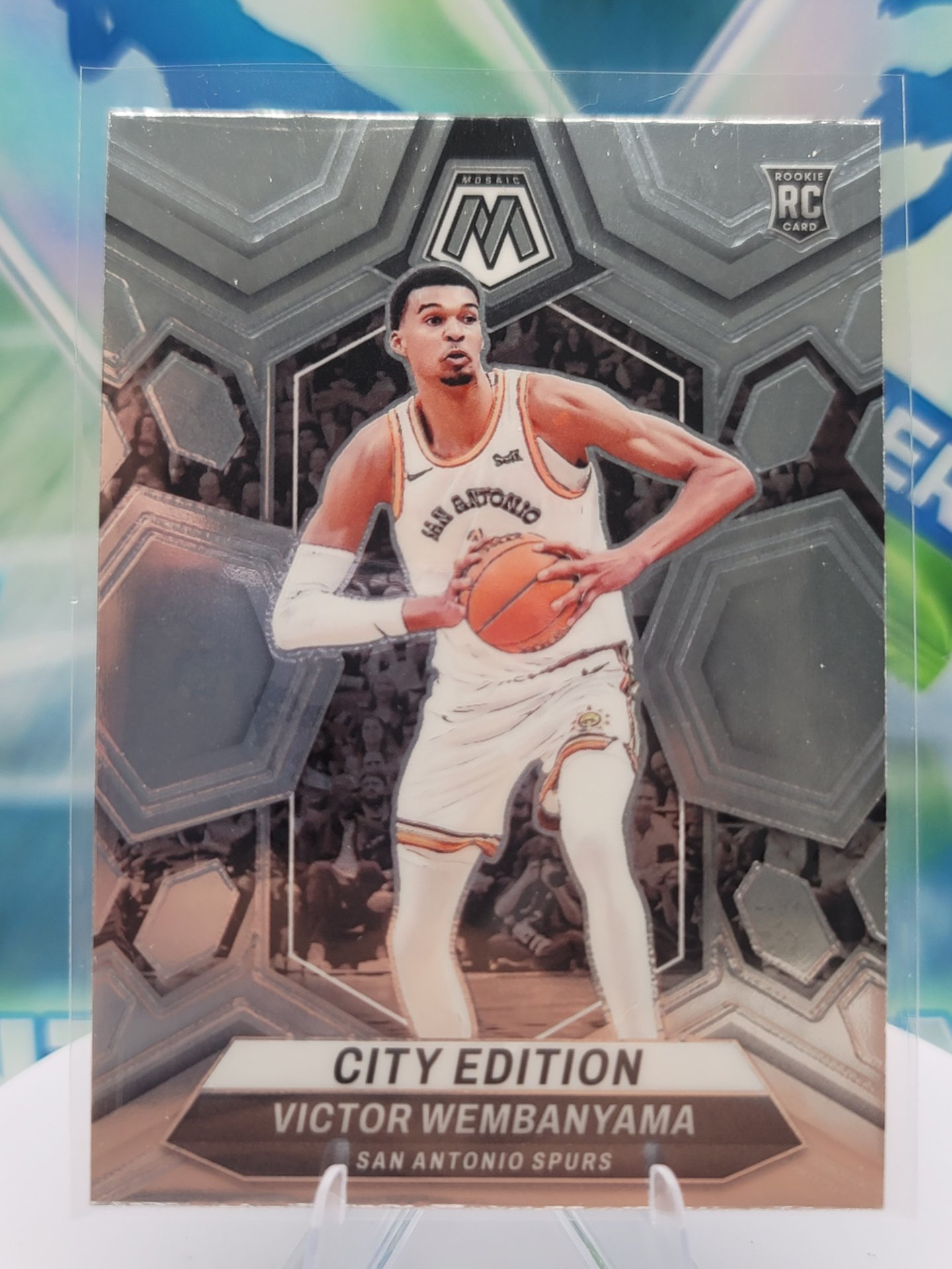 2024 Panini Mosaic Victor Wembanyama — 2024 Panini Mosaic City Edition Victor Wembanyama Rookie
