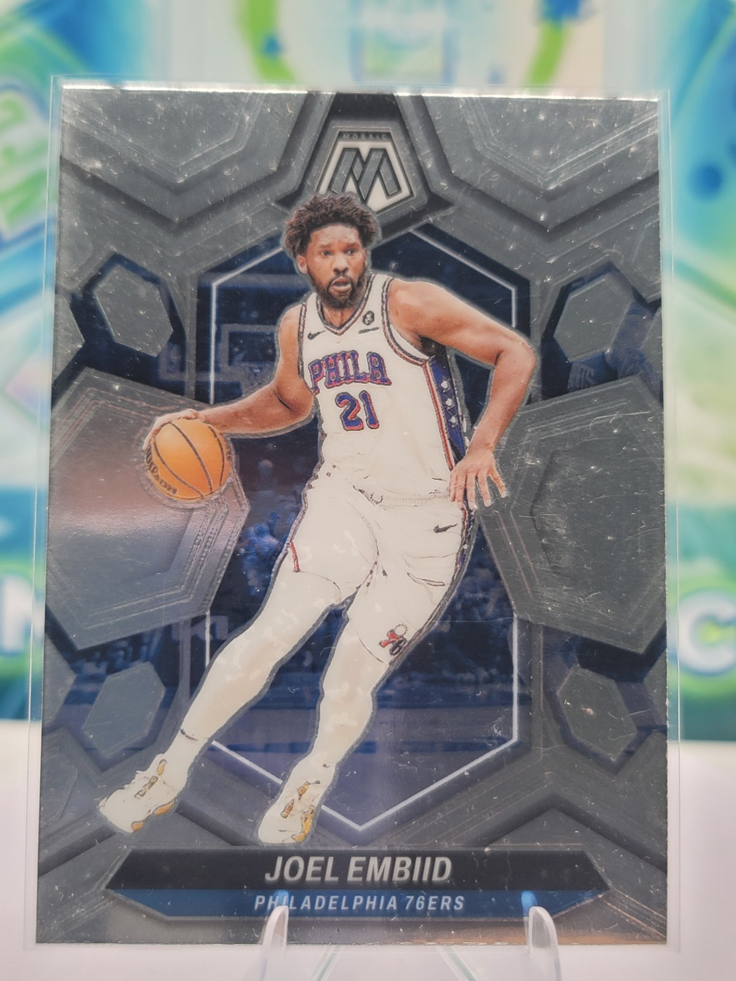 2024 Panini Mosaic Joel Embiid — 2024 Panini Mosaic Base Joel Embiid