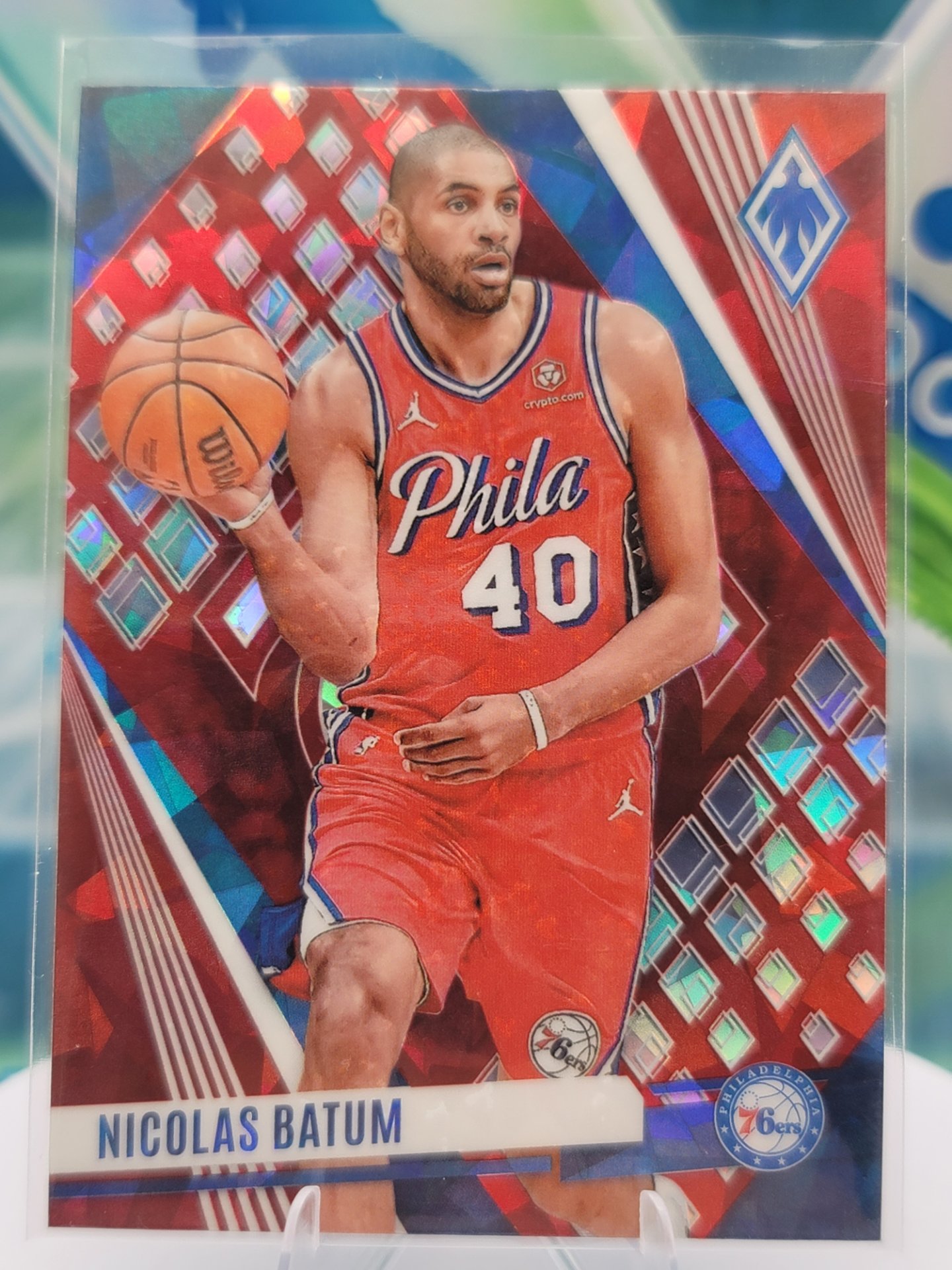 2024 Panini Phoenix Nicolas Batum — 2024 Panini Phoenix Red Ice Nicolas Batum