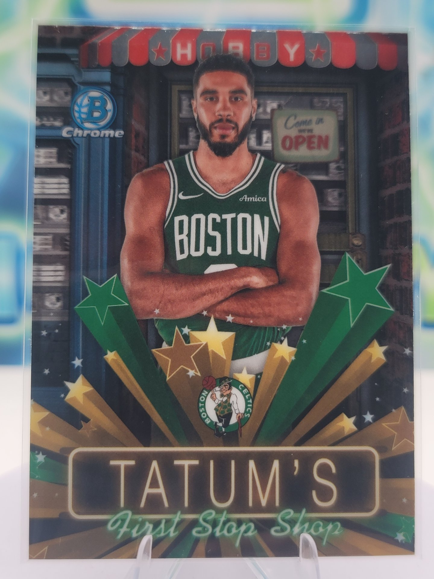 2025 Topps Bowman Jayson Tatum — 2025 Topps Bowman Chrome Hobby Stars Jayson Tatum