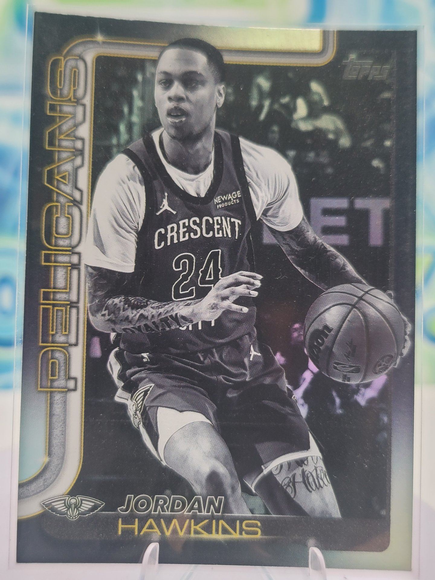 2025 Topps Topps Flagship Jordan Hawkins — 2025 Topps Topps Flagship Blackout Jordan Hawkins