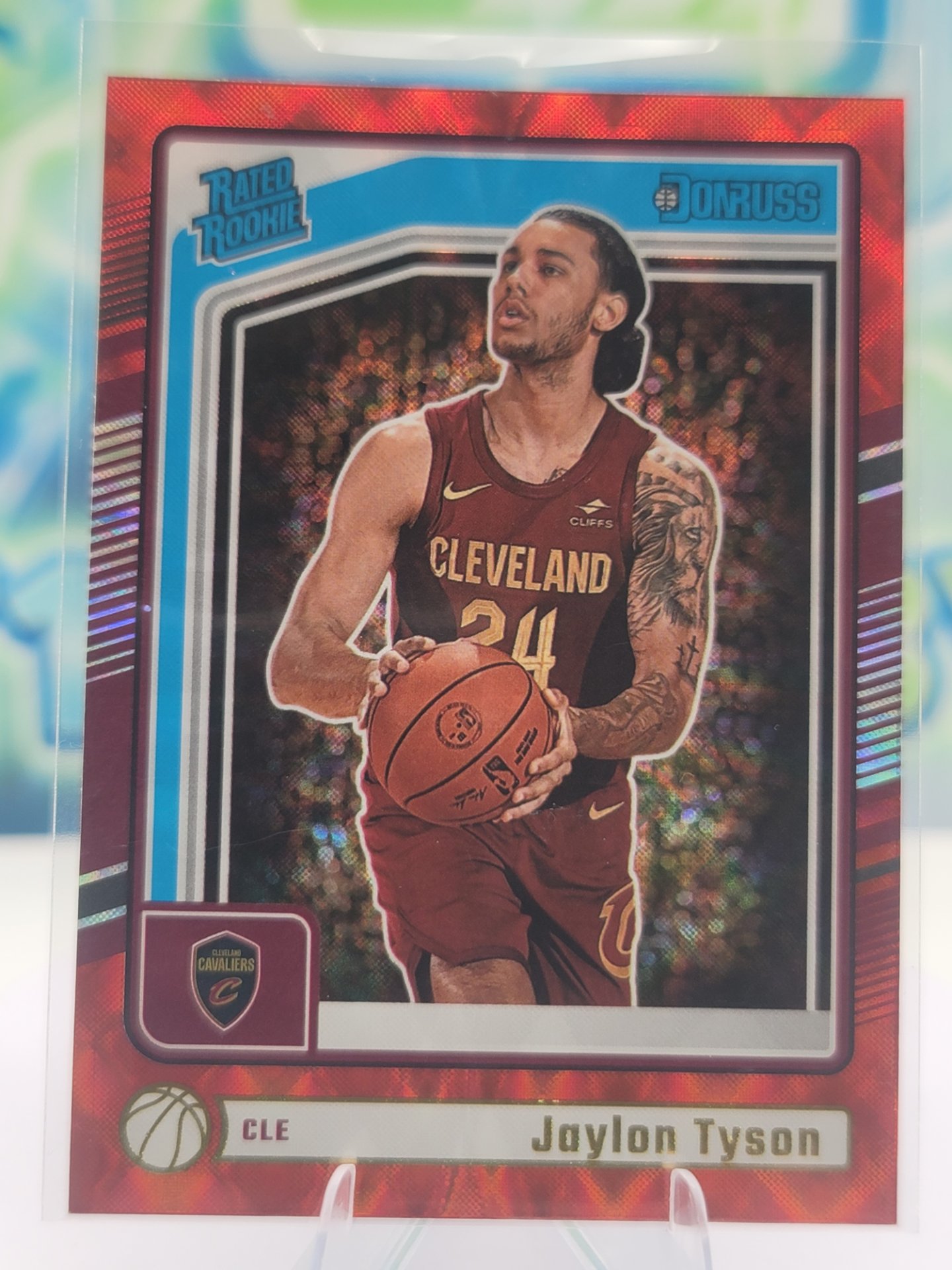2025 Panini Donruss Jaylon Tyson — 2025 Panini Donruss Rated Rookie Red Wedges Jaylon Tyson