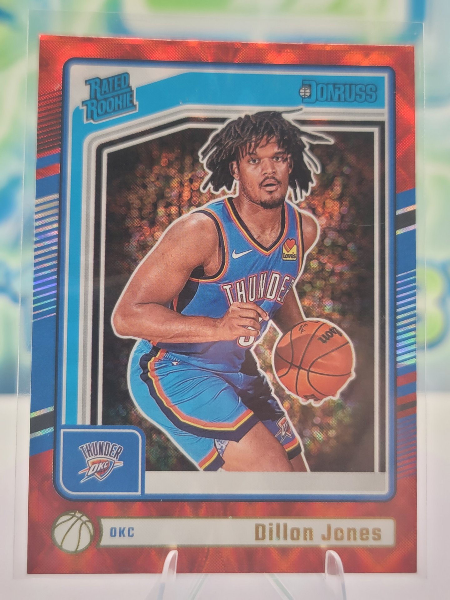 2025 Panini Donruss Dillon Jones — 2025 Panini Donruss Rated Rookie Red Wedges Dillon Jones