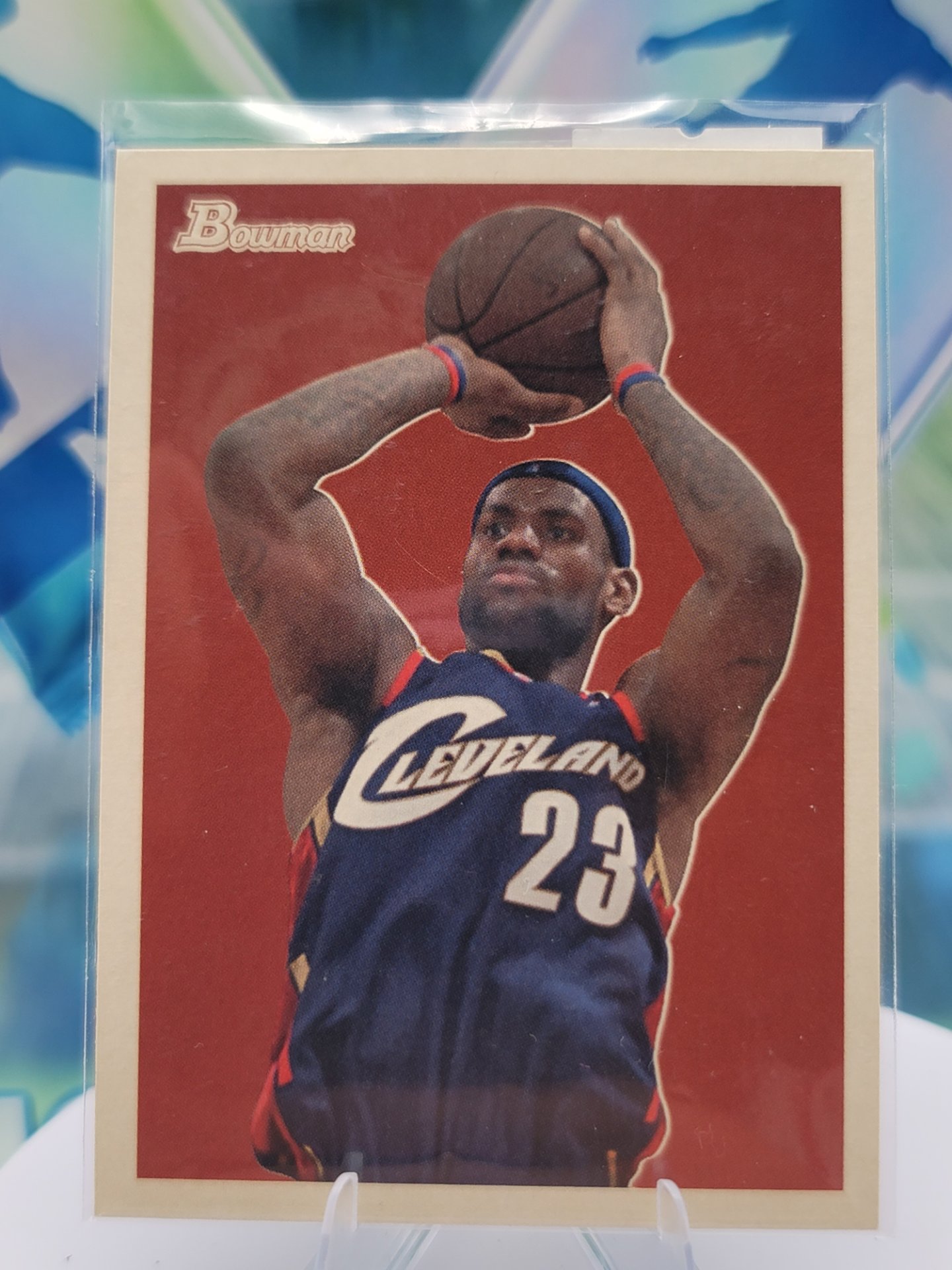 2009 Topps Bowman LeBron James — 2009 Topps Bowman Base LeBron James