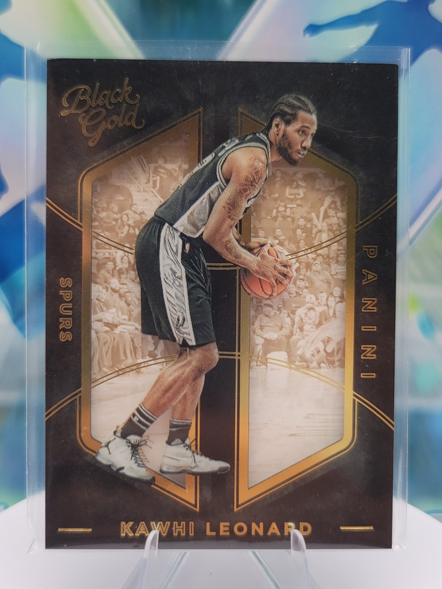 2016 Panini Black Gold Kawhi Leonard — 2016 Panini Black Gold Bronze Kawhi Leonard Patch/Memorabilia