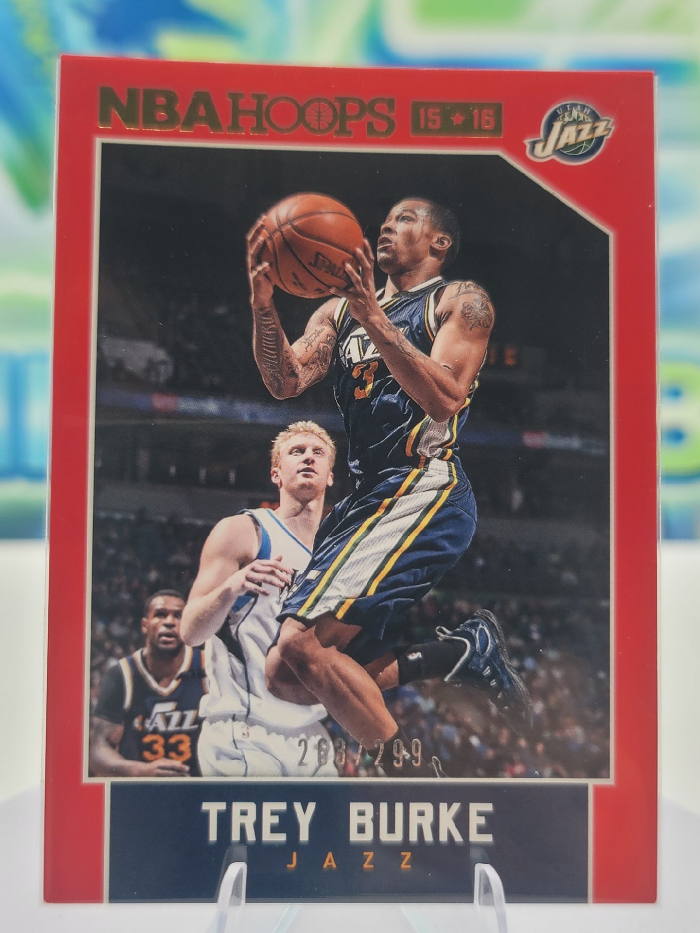 2016 Panini NBA Hoops Trey Burke — 2016 Panini NBA Hoops Red Trey Burke #263 of 299