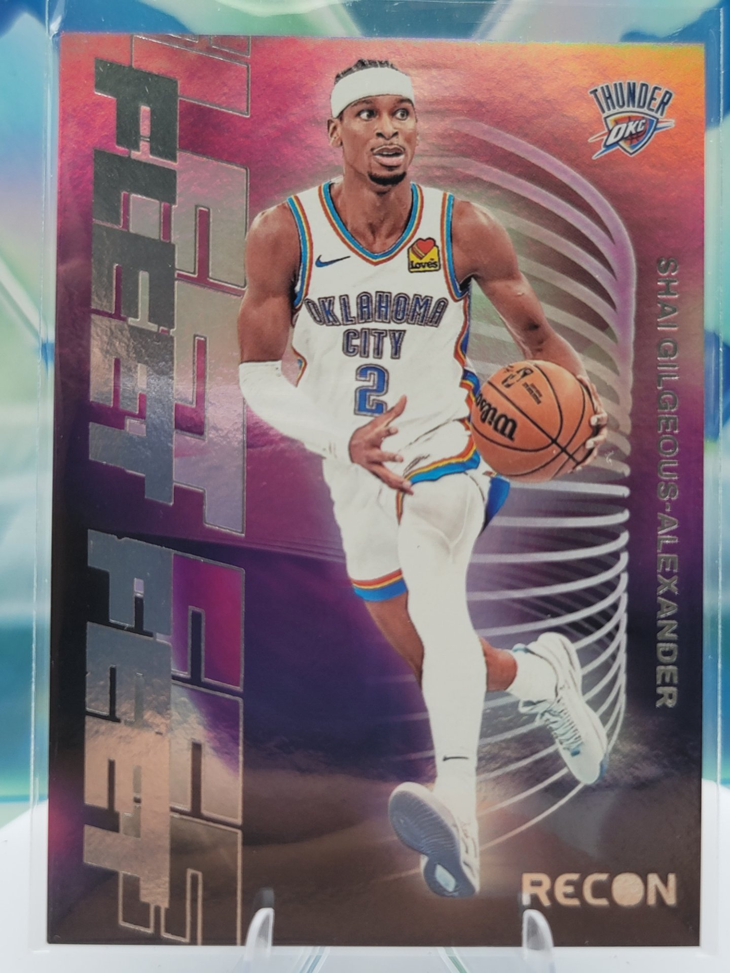 2024 Panini Recon Shai Gilgeous-Alexander — 2024 Panini Recon Fleet Feet Shai Gilgeous-Alexander