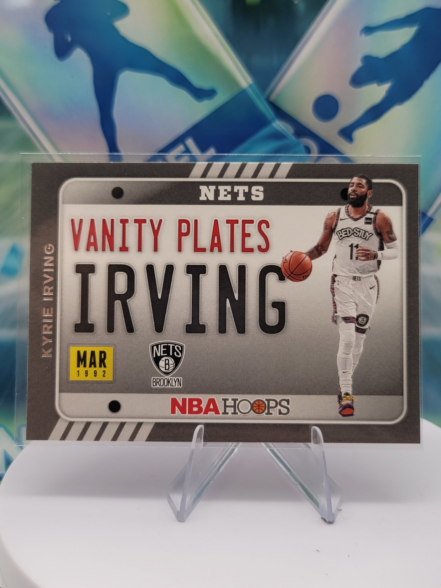 2021 Panini NBA Hoops Kyrie Irving — 2021 Panini NBA Hoops Vanity Plates Kyrie Irving