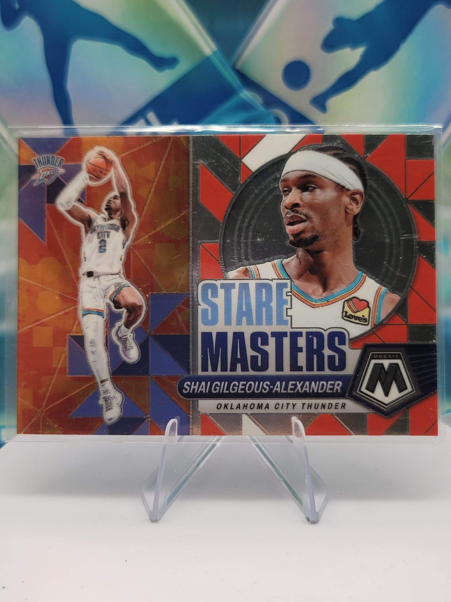 2024 Panini Mosaic Shai Gilgeous-Alexander — 2024 Panini Mosaic Stare Masters Shai Gilgeous-Alexander