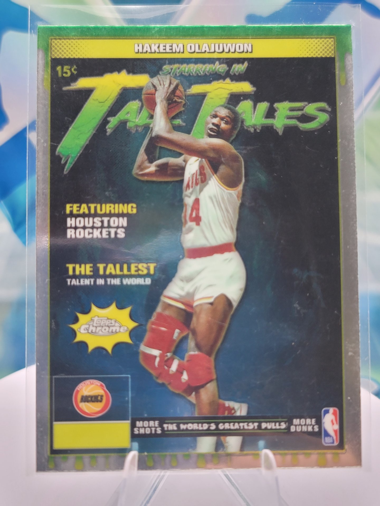 2025 Topps Topps Chrome Hakeem Olajuwon — 2025 Topps Topps Chrome Tall Tales Hakeem Olajuwon