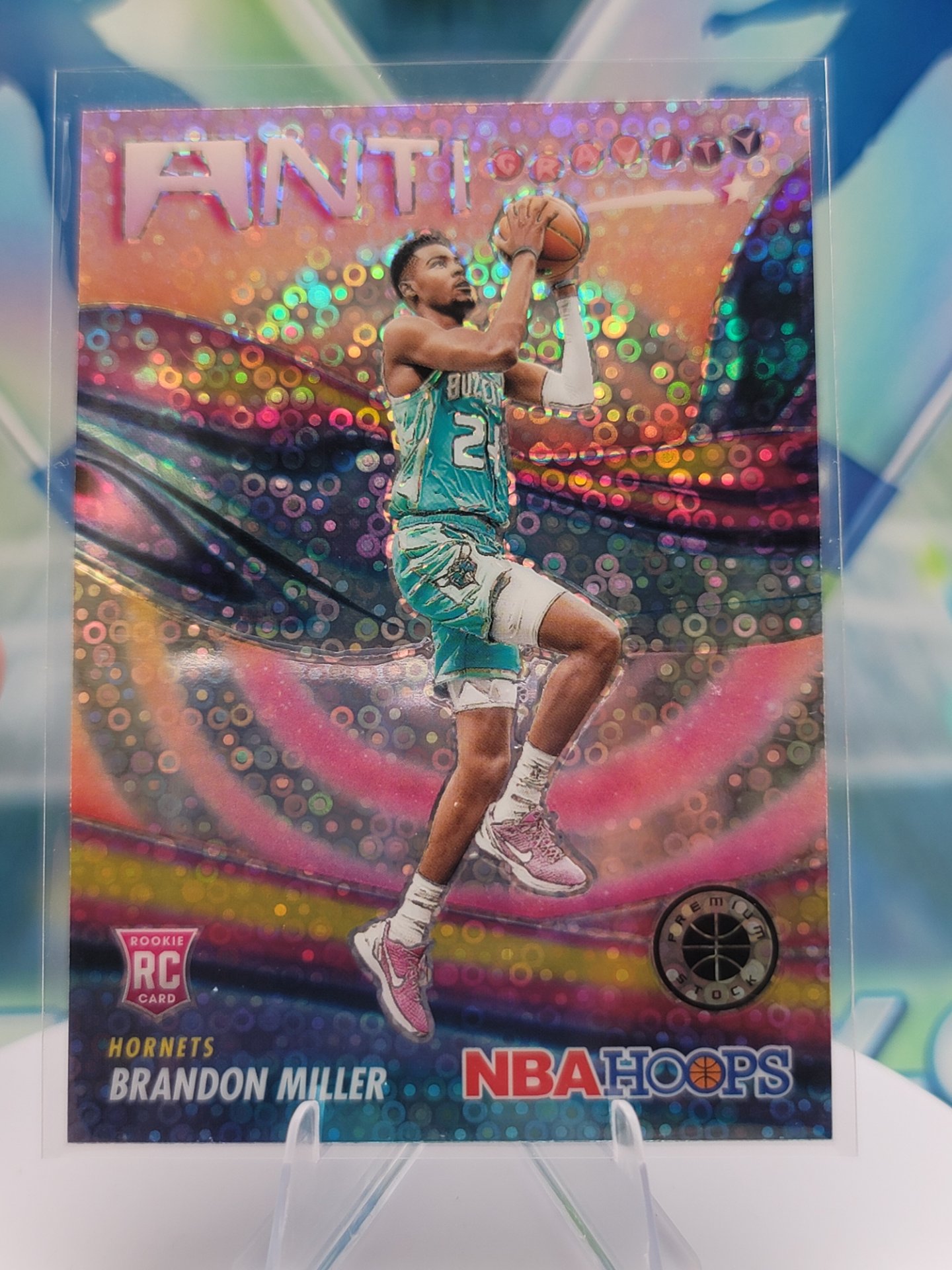 2024 Panini NBA Hoops Brandon Miller — 2024 Panini NBA Hoops Anti Gravity Disco Brandon Miller Rookie