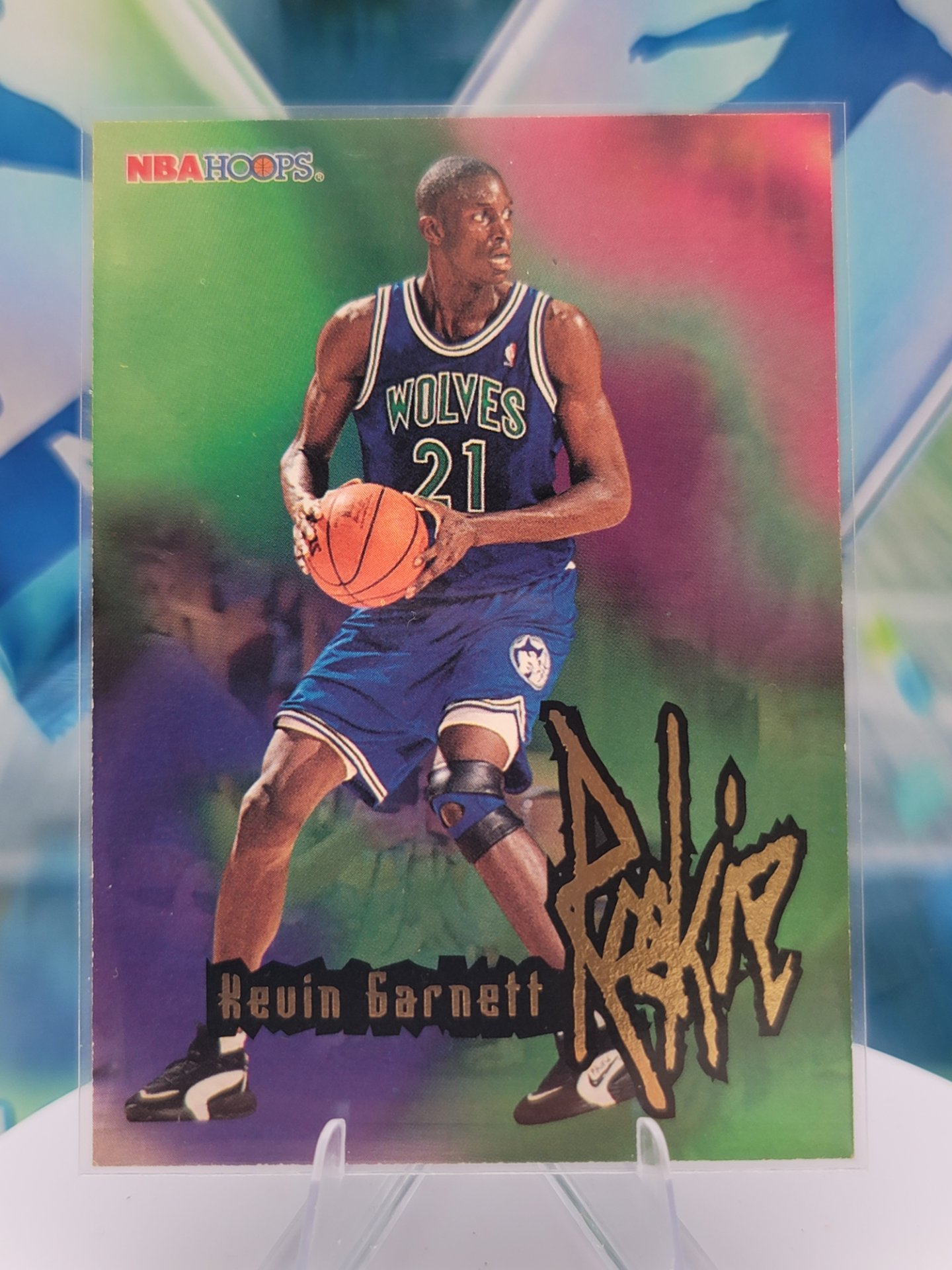 1996 SkyBox NBA Hoops Kevin Garnett — 1996 SkyBox NBA Hoops Base Kevin Garnett Rookie