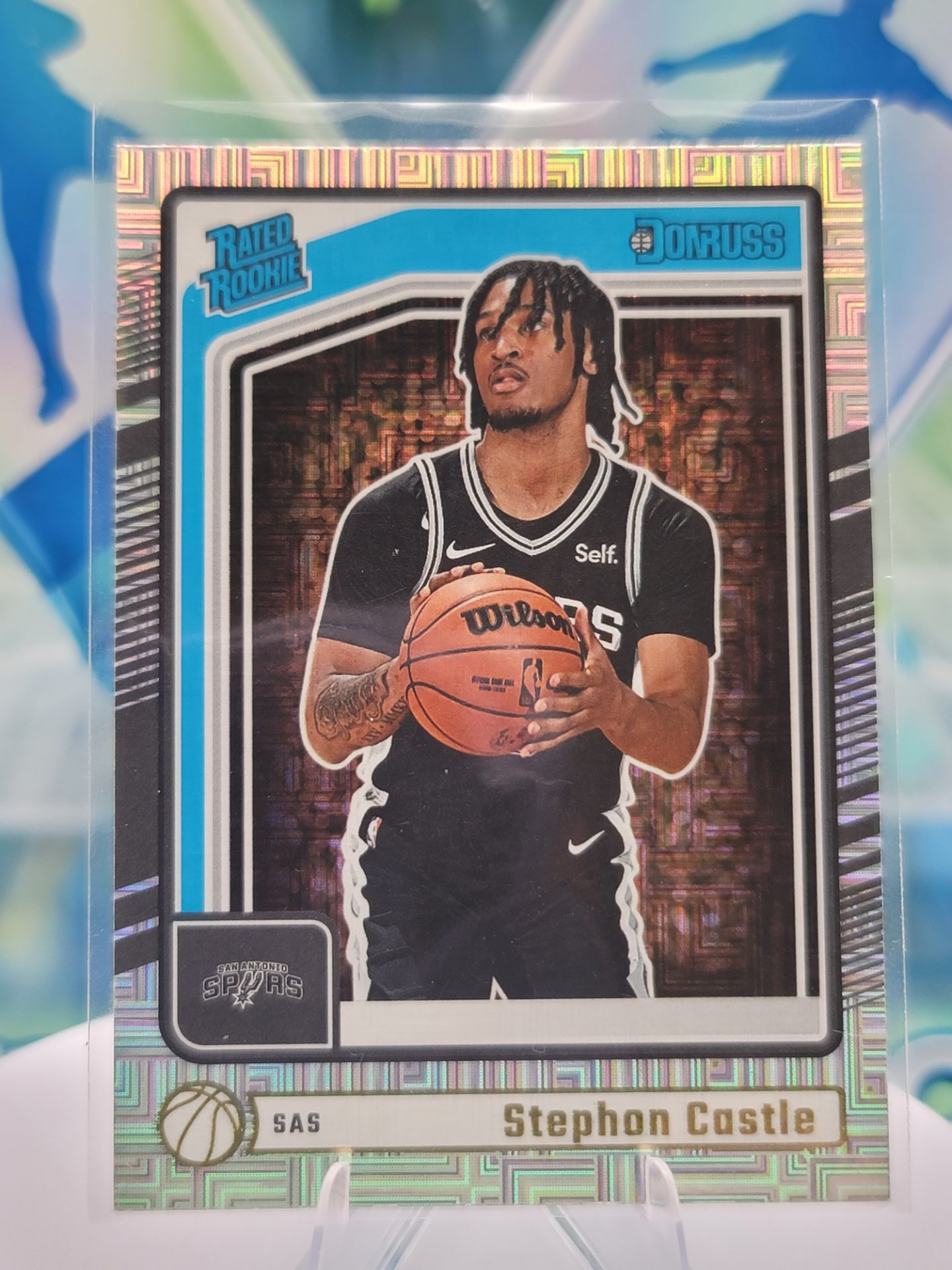 2025 Panini Donruss Stephon Castle — 2025 Panini Donruss Rated Rookies Mojo Refractor Stephon Castle Rookie