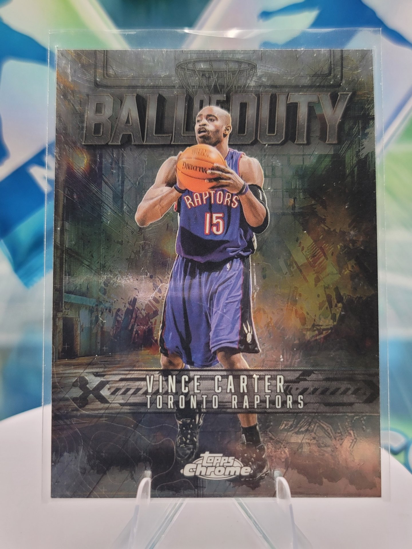 2025 Topps Topps Chrome Vince Carter — 2025 Topps Topps Chrome Ball of Duty Vince Carter
