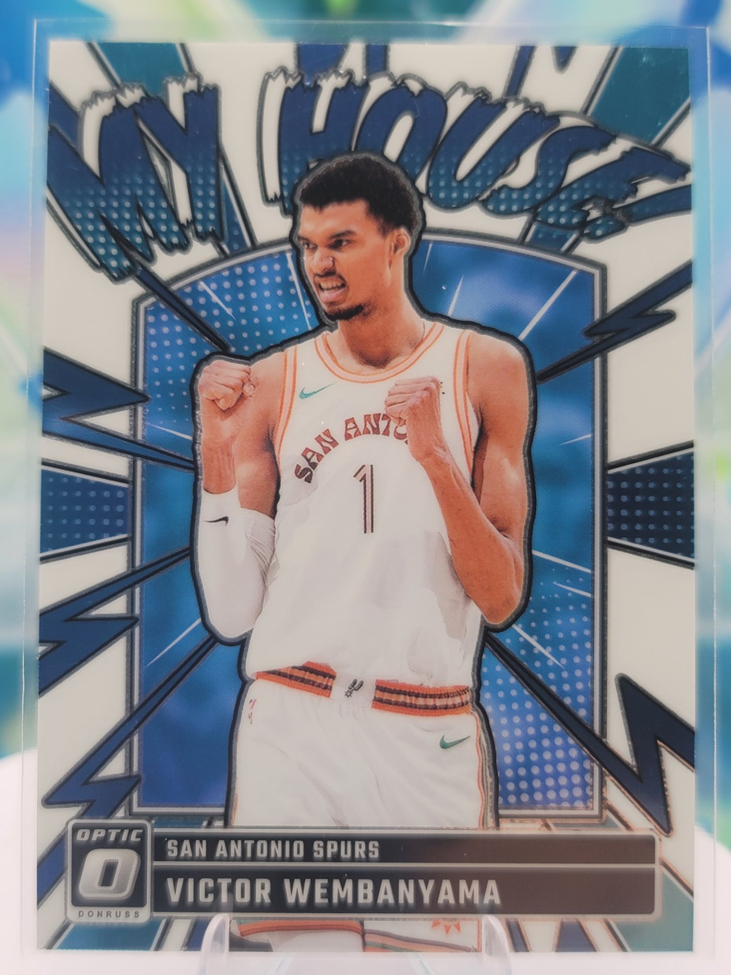 2025 Panini Donruss Optic Victor Wembanyama — 2025 Panini Donruss Optic My House Victor Wembanyama