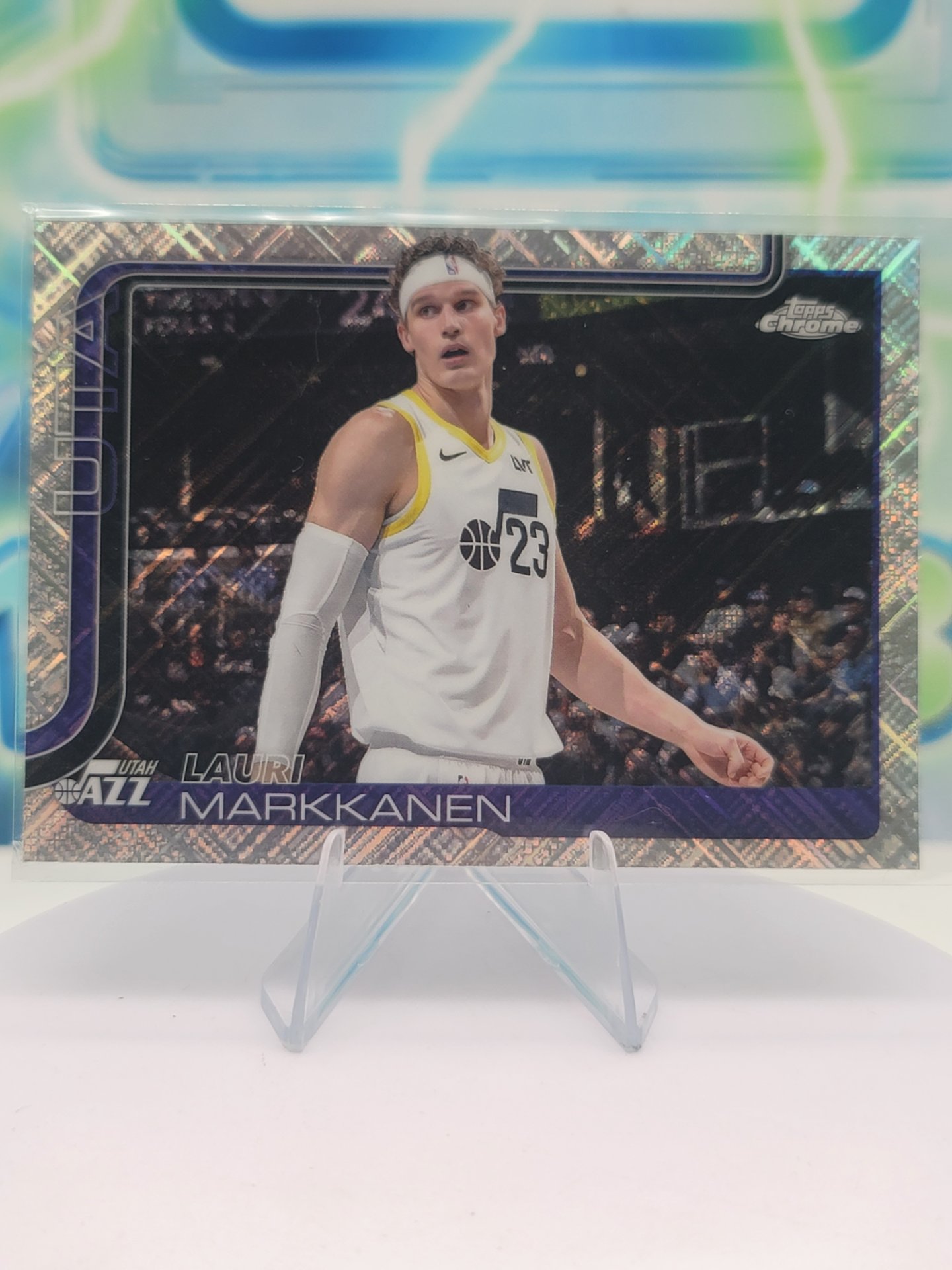 2025 Topps Topps Chrome Lauri Markkanen — 2025 Topps Topps Chrome Skylight Lauri Markkanen