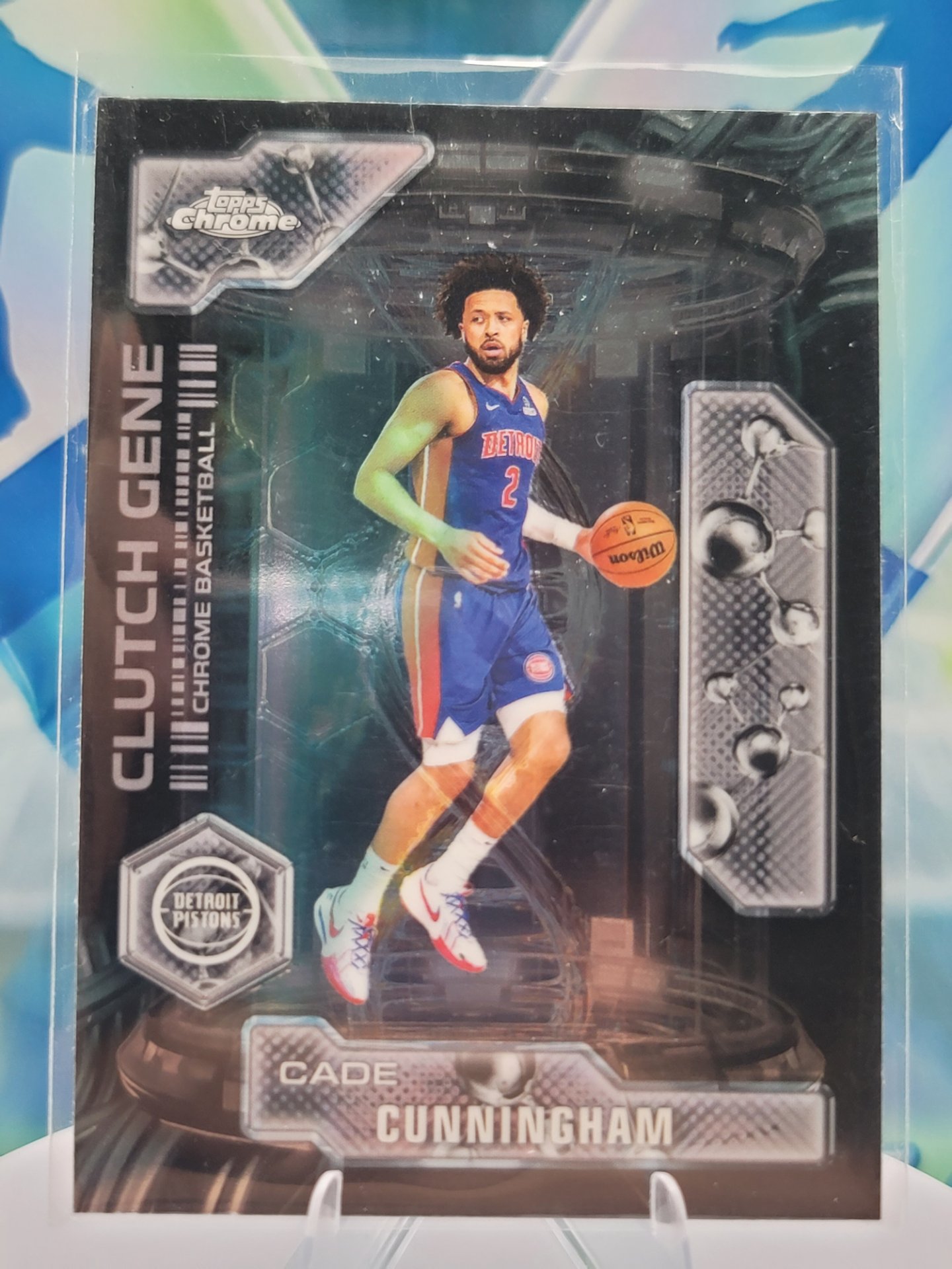 2025 Topps Topps Chrome Cade Cunningham — 2025 Topps Topps Chrome Clutch Gene Cade Cunningham