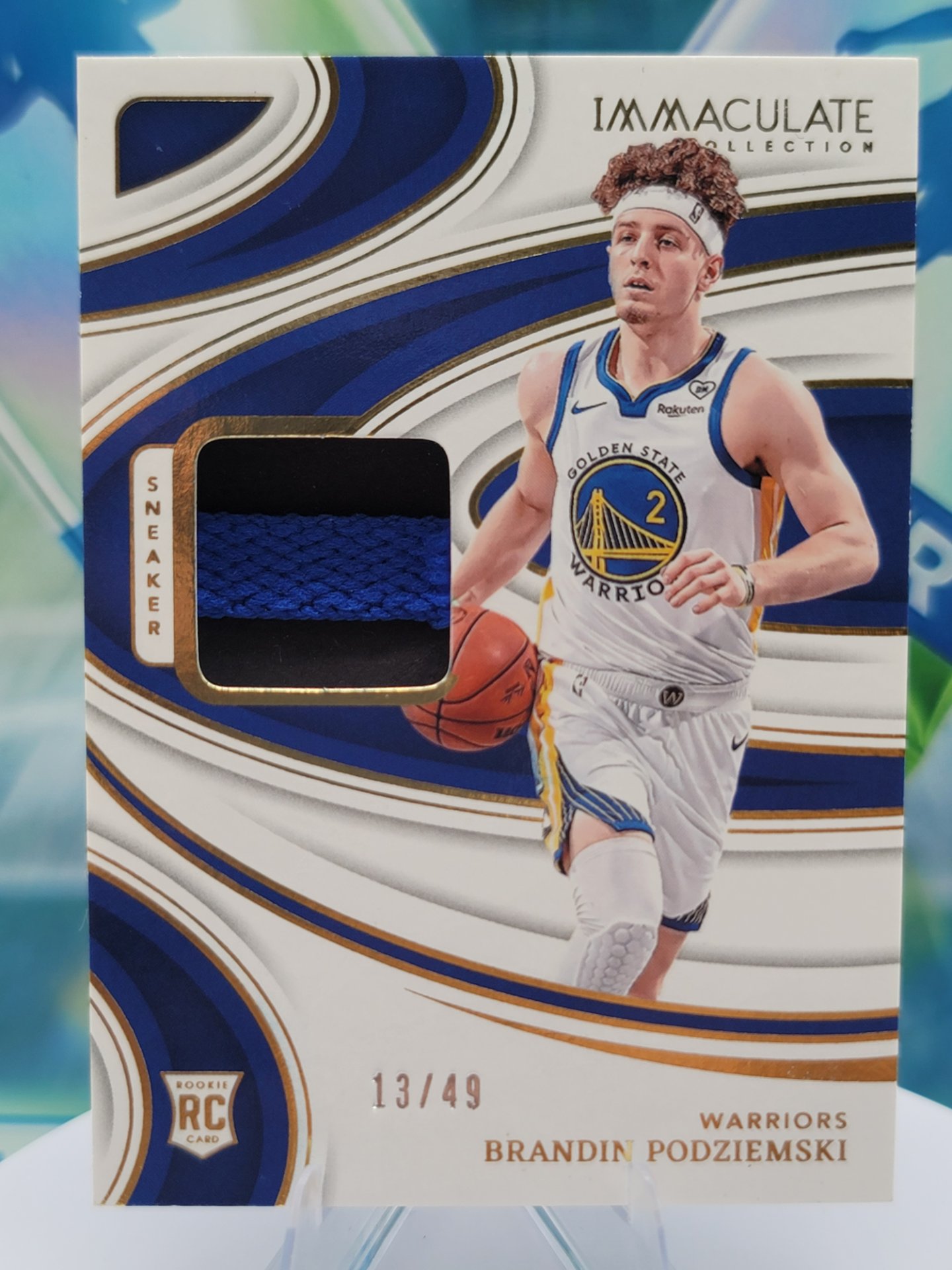 2024 Panini Immaculate Bradin Podziemski — 2024 Panini Immaculate Sneaker Patch Bradin Podziemski #13 of 49 Rookie Patch/Memorabilia