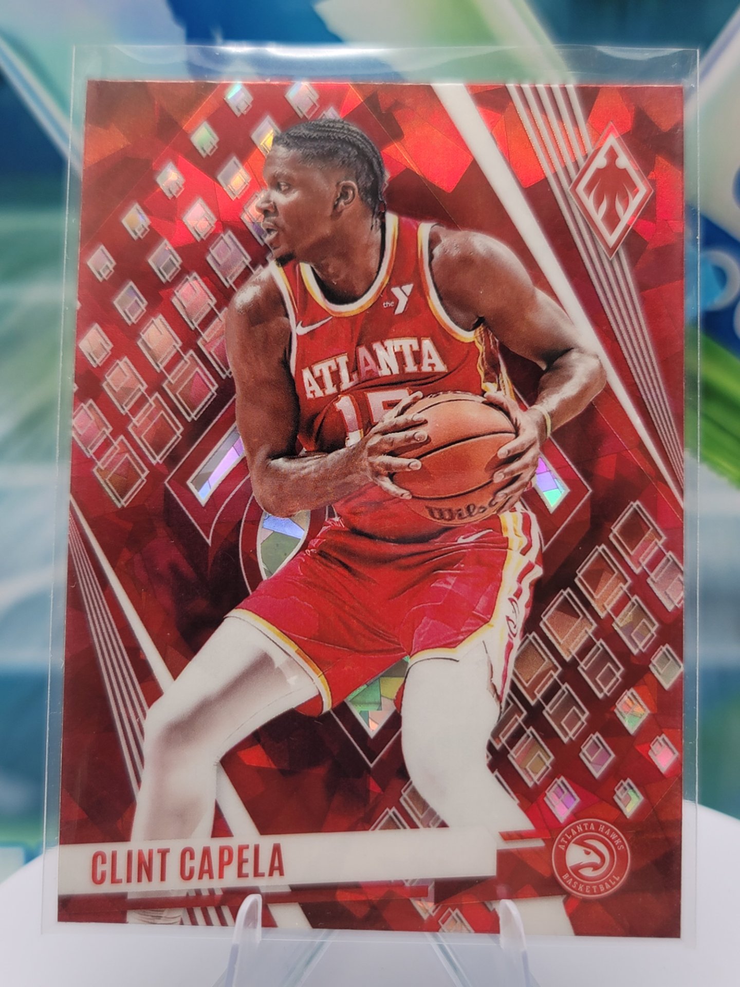 2024 Panini Phoenix Clint Capela — 2024 Panini Phoenix Red Ice Clint Capela