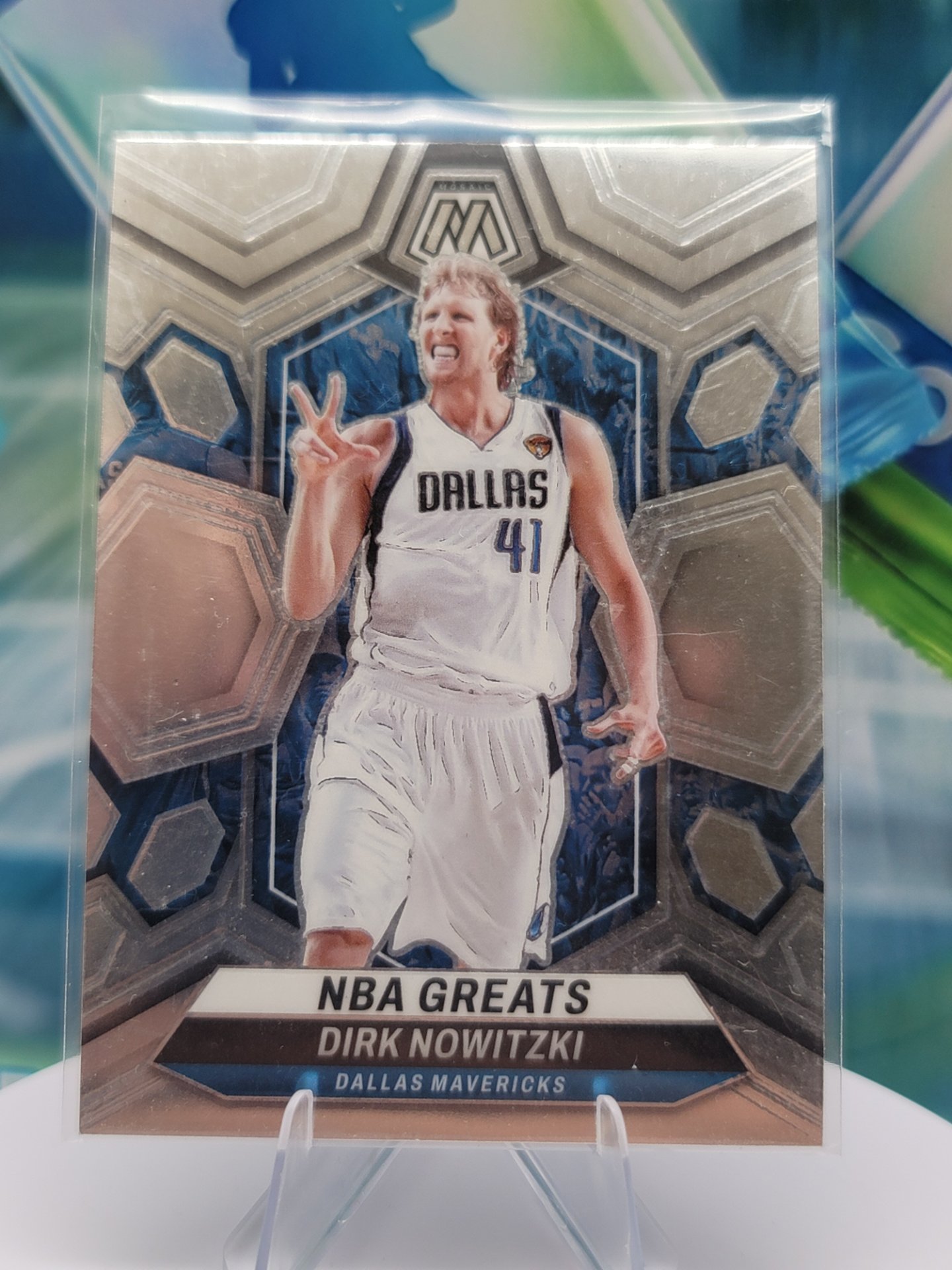 2024 Panini Mosaic Dirk Nowitzki — 2024 Panini Mosaic Base Dirk Nowitzki